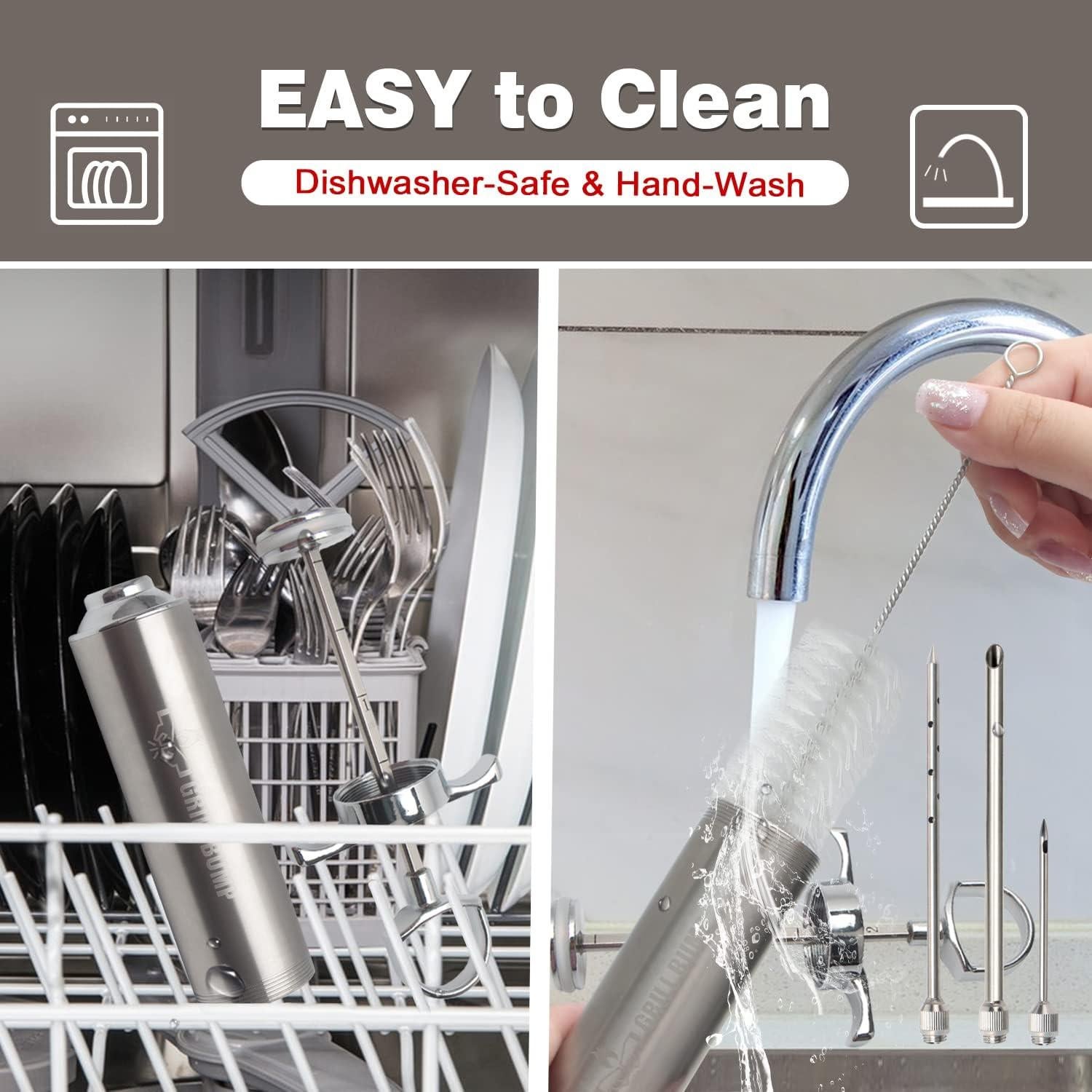 Kit de Jeringa para Inyección de Carne GRILL BUMP 2 oz con 3 Agujas