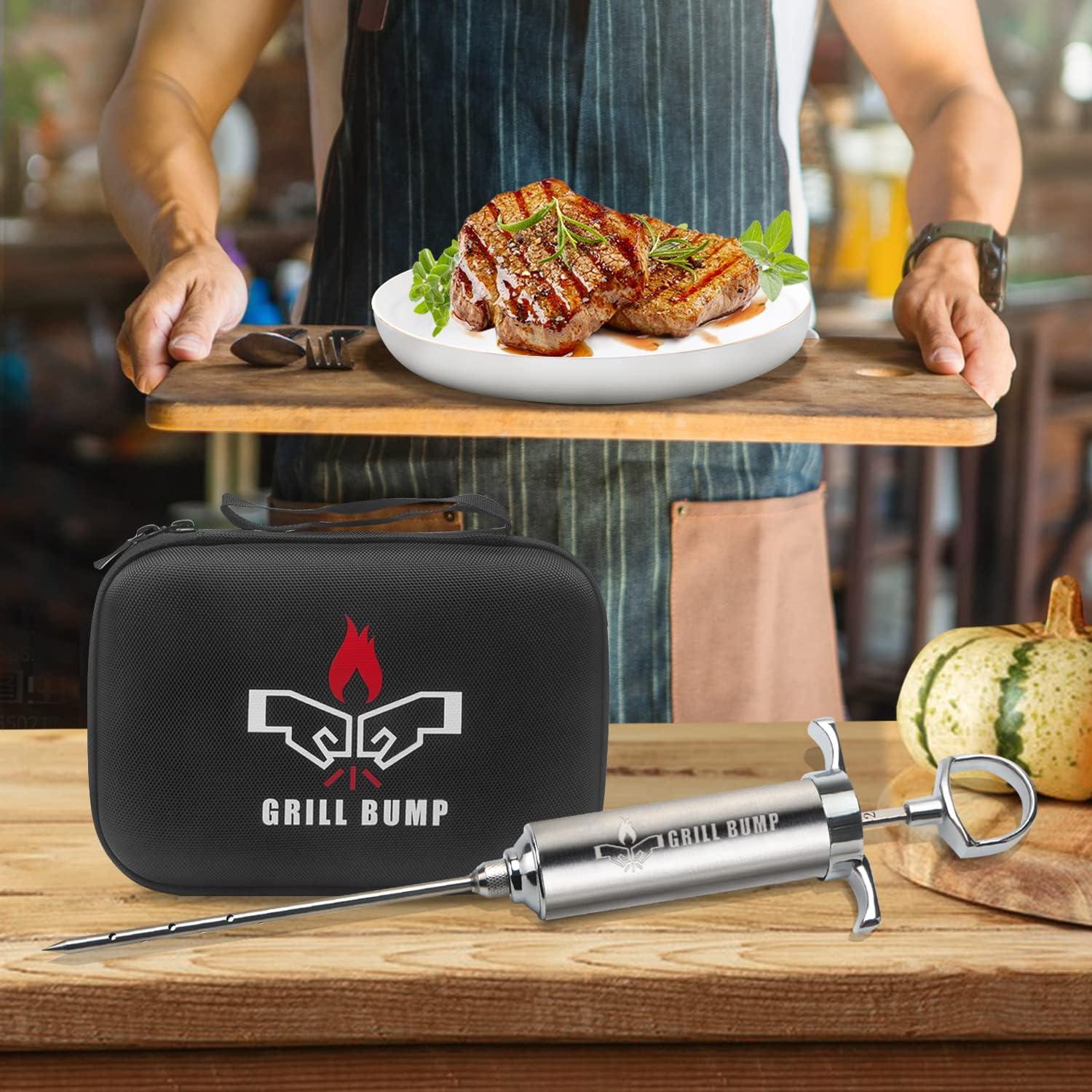 Kit de Jeringa para Inyección de Carne GRILL BUMP 2 oz con 3 Agujas
