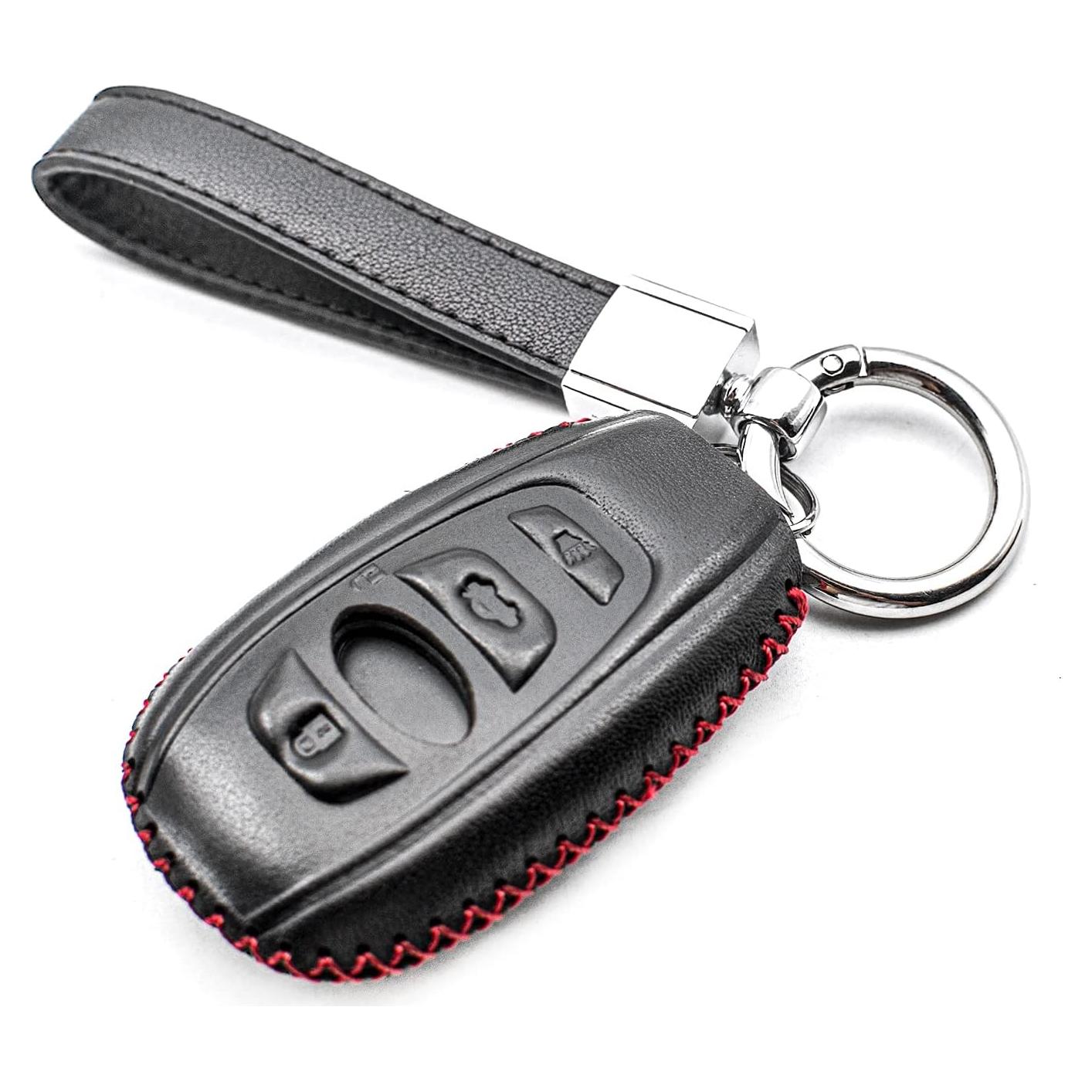 Funda de Llave de Cuero MECHCOS para Subaru 4 Botones