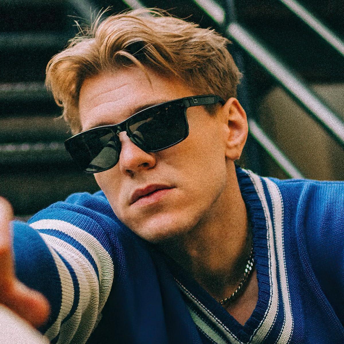 Gafas de sol Bnus B7066 con lentes de vidrio polarizados