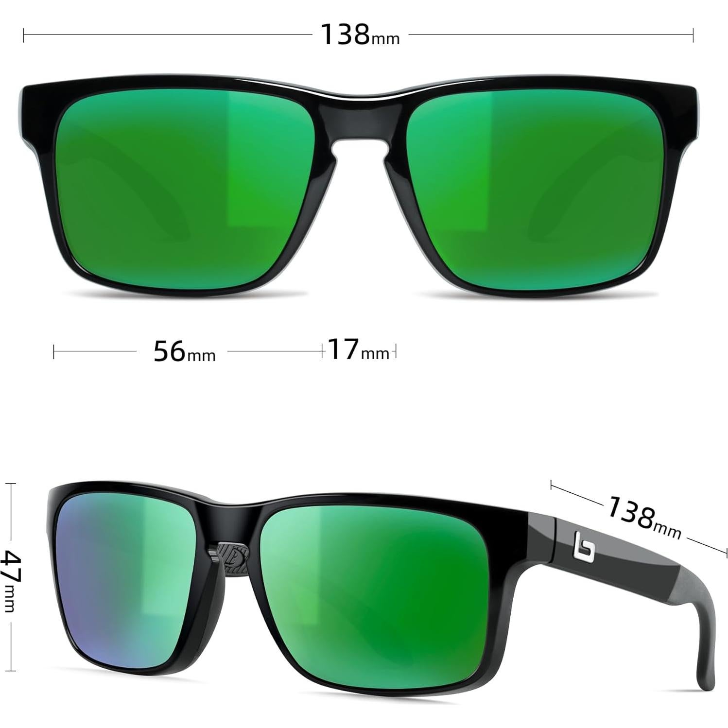 Gafas de Sol Bnus B7066 Polarizadas con Lentes de Vidrio