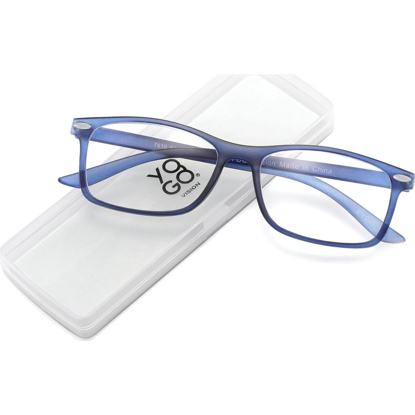 Gafas de lectura Yogo Vision ultradelgadas 2 paquetes +2.50