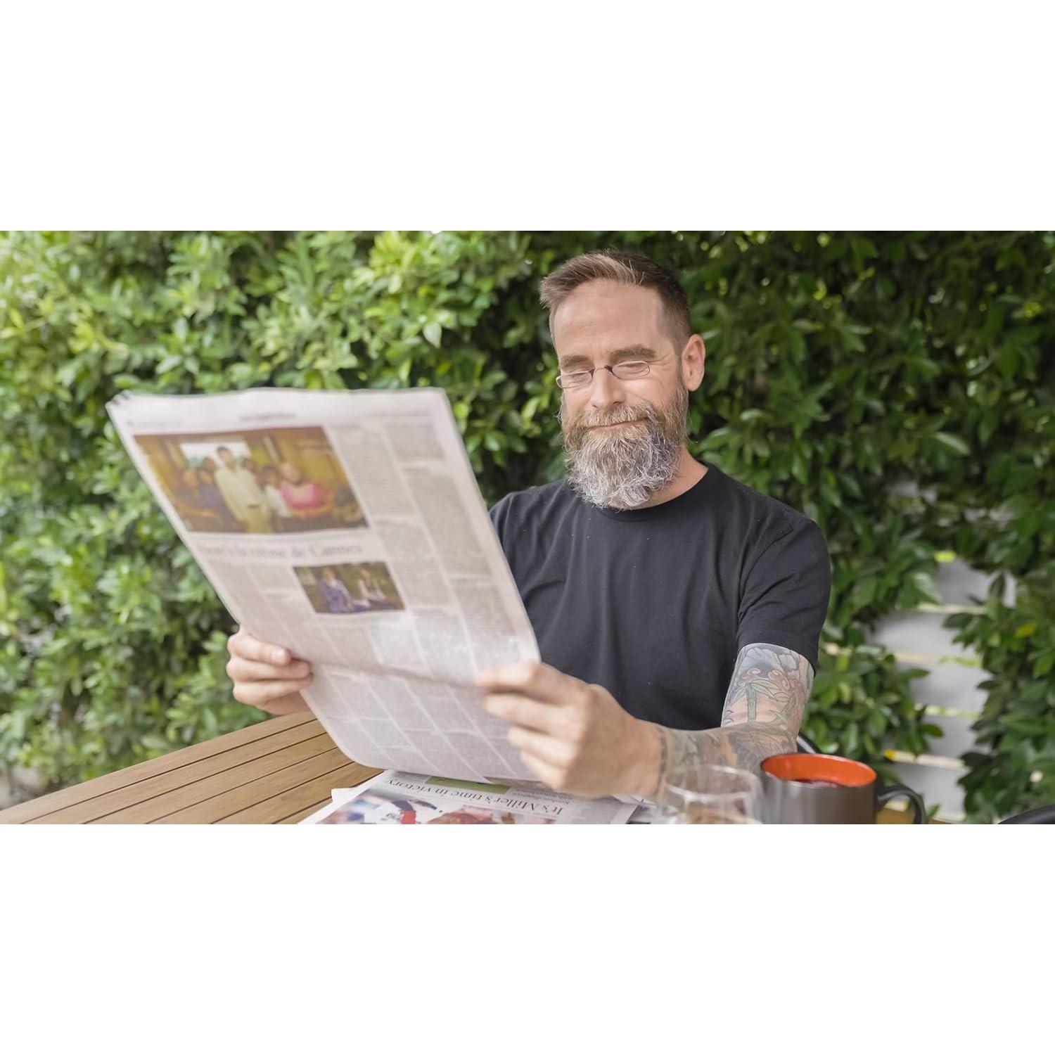 ThinOptics Keychain Case and Readers Rectangular Reading Glasses