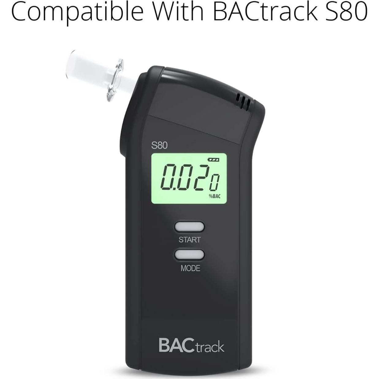 Bocinas de Aliento BACtrack - 20 Unidades, Plástico Grado Alimenticio