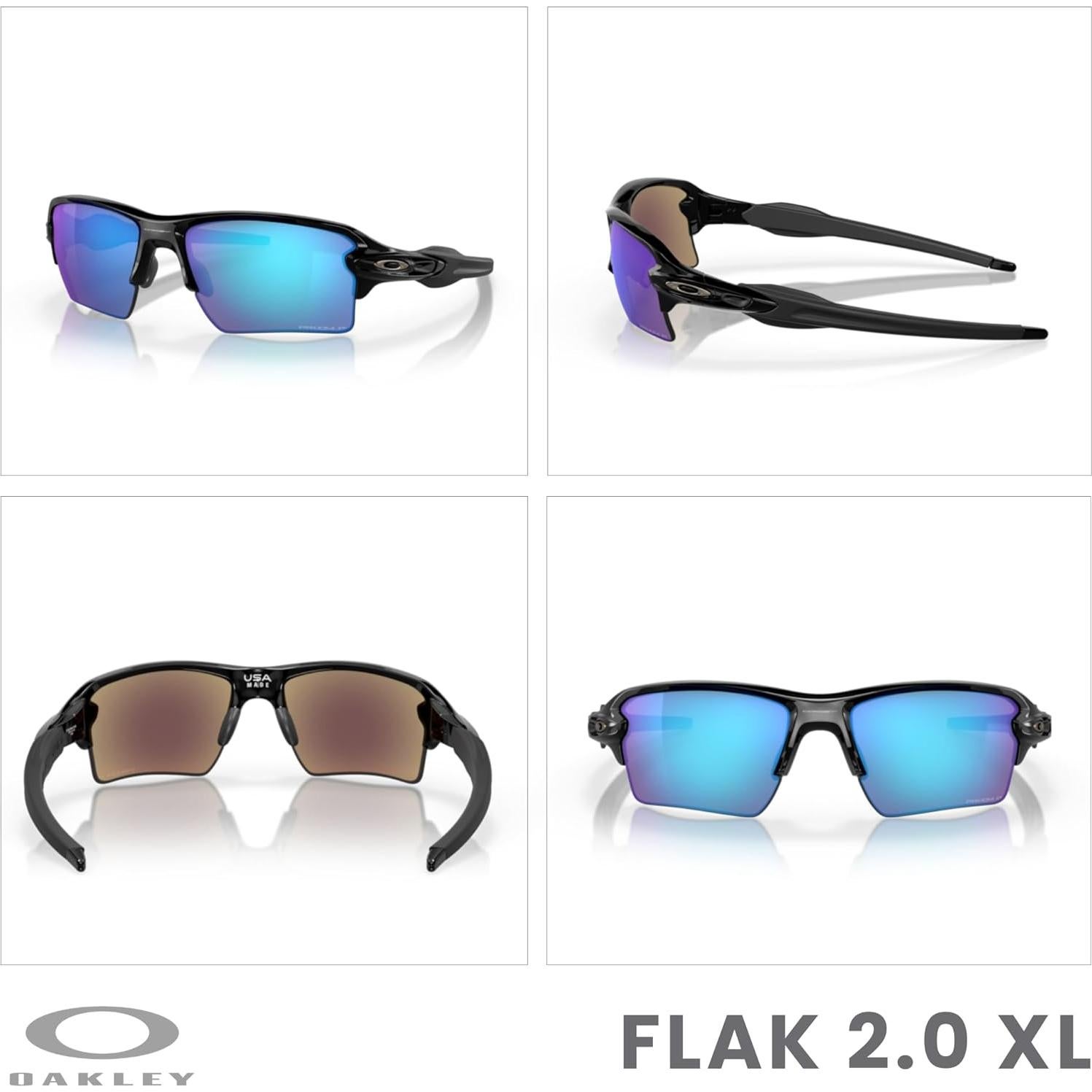 Gafas de sol Oakley Flak 2.0 XL con correa y kit cuidado