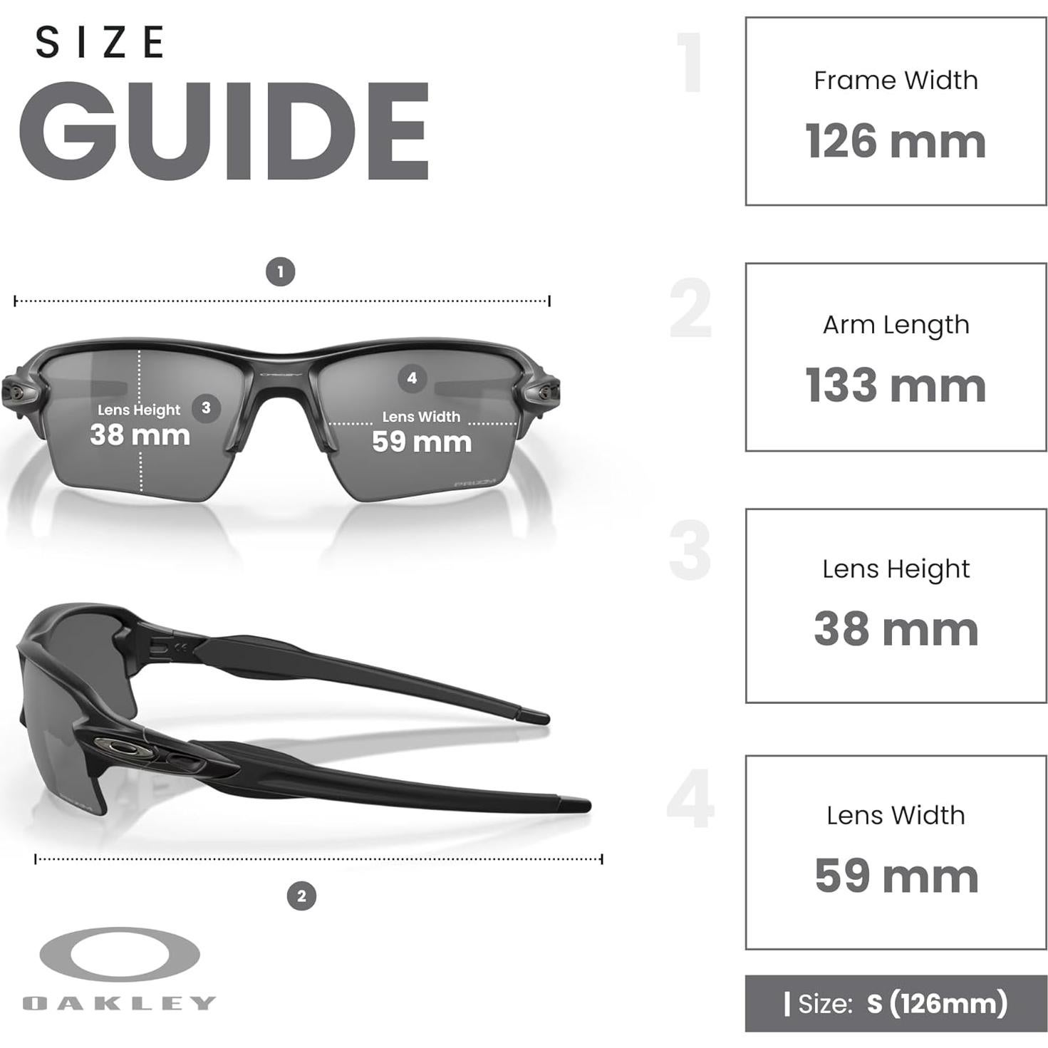 Gafas de sol Oakley Flak 2.0 XL con correa y kit de cuidado