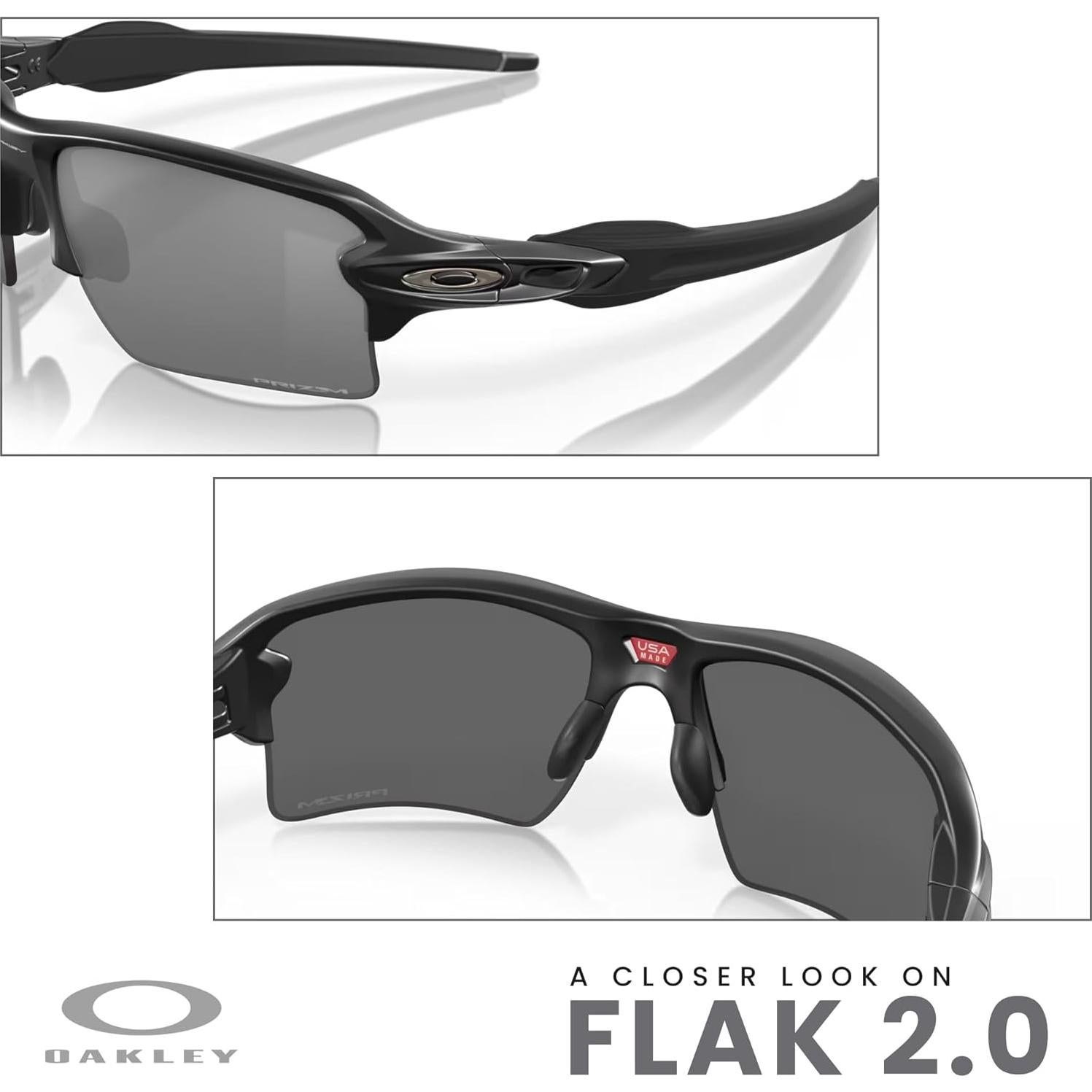 Gafas de sol Oakley Flak 2.0 XL con correa y kit de cuidado