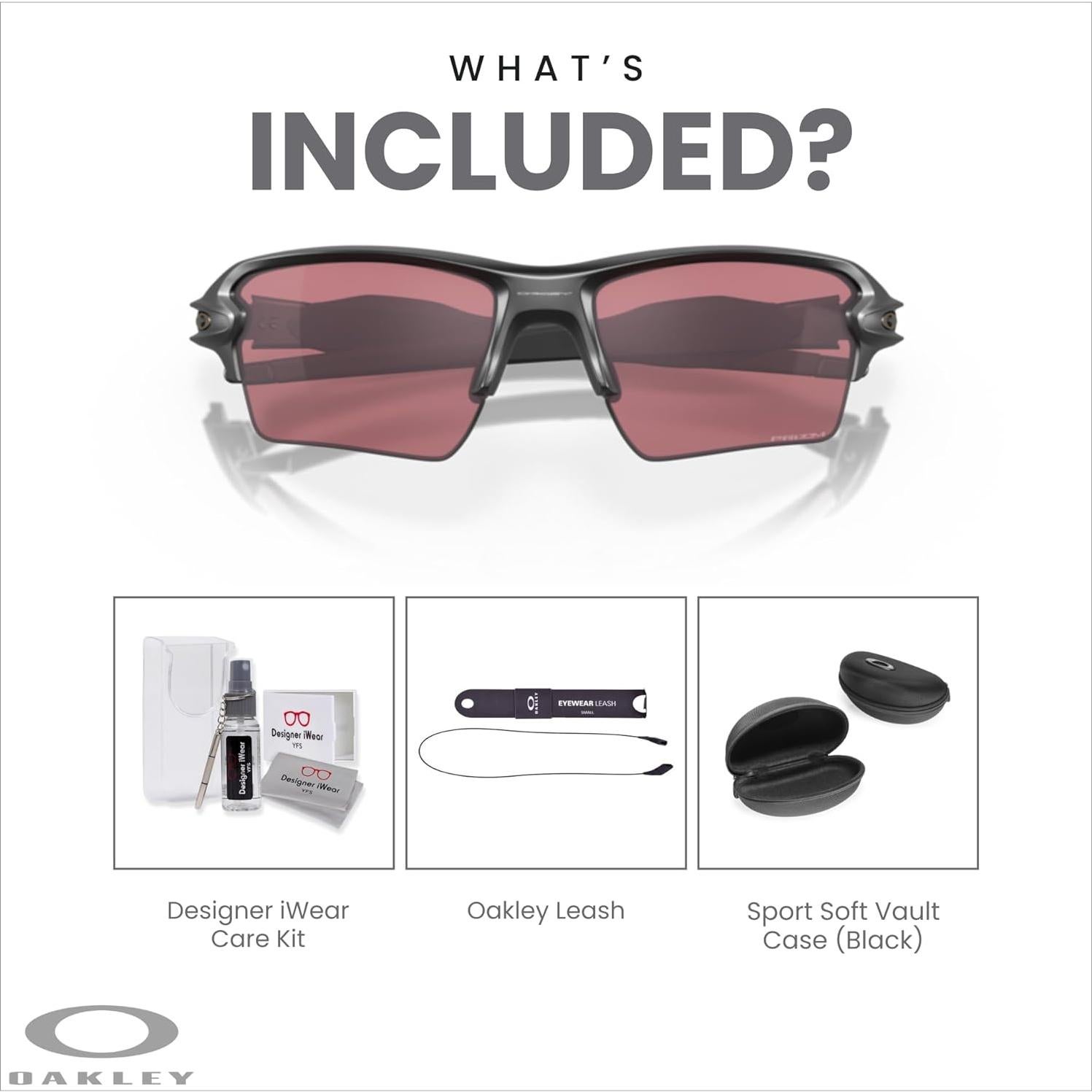 Gafas de sol Oakley Flak 2.0 XL con correa y kit de cuidado