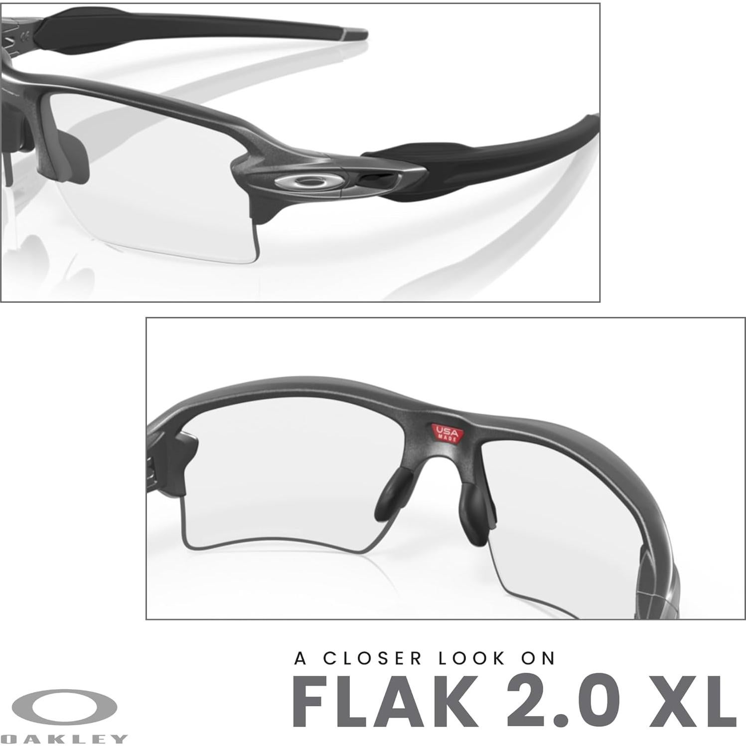 Gafas de sol Oakley Flak 2.0 XL para hombres + BUNDLE