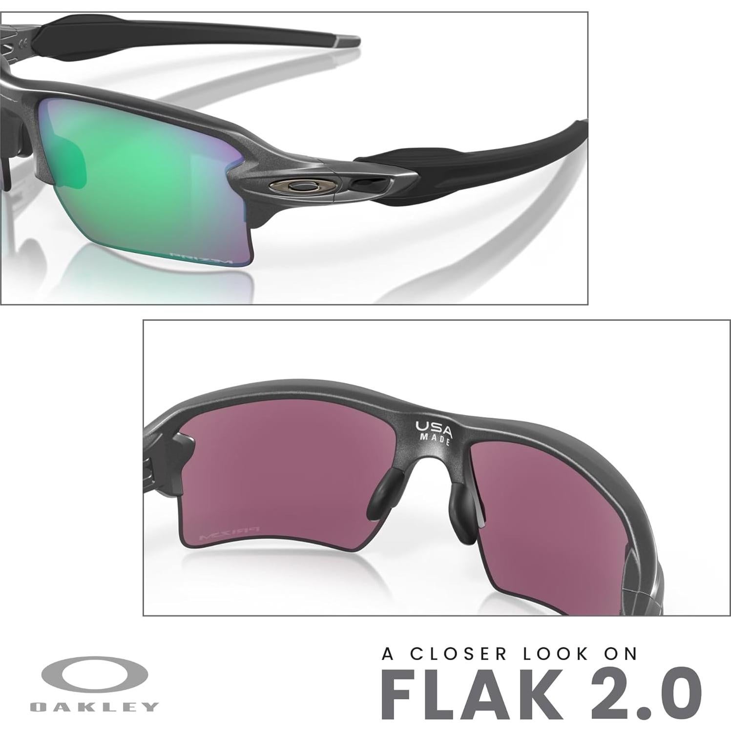 Gafas de sol Oakley Flak 2.0 XL con correa y kit de cuidado