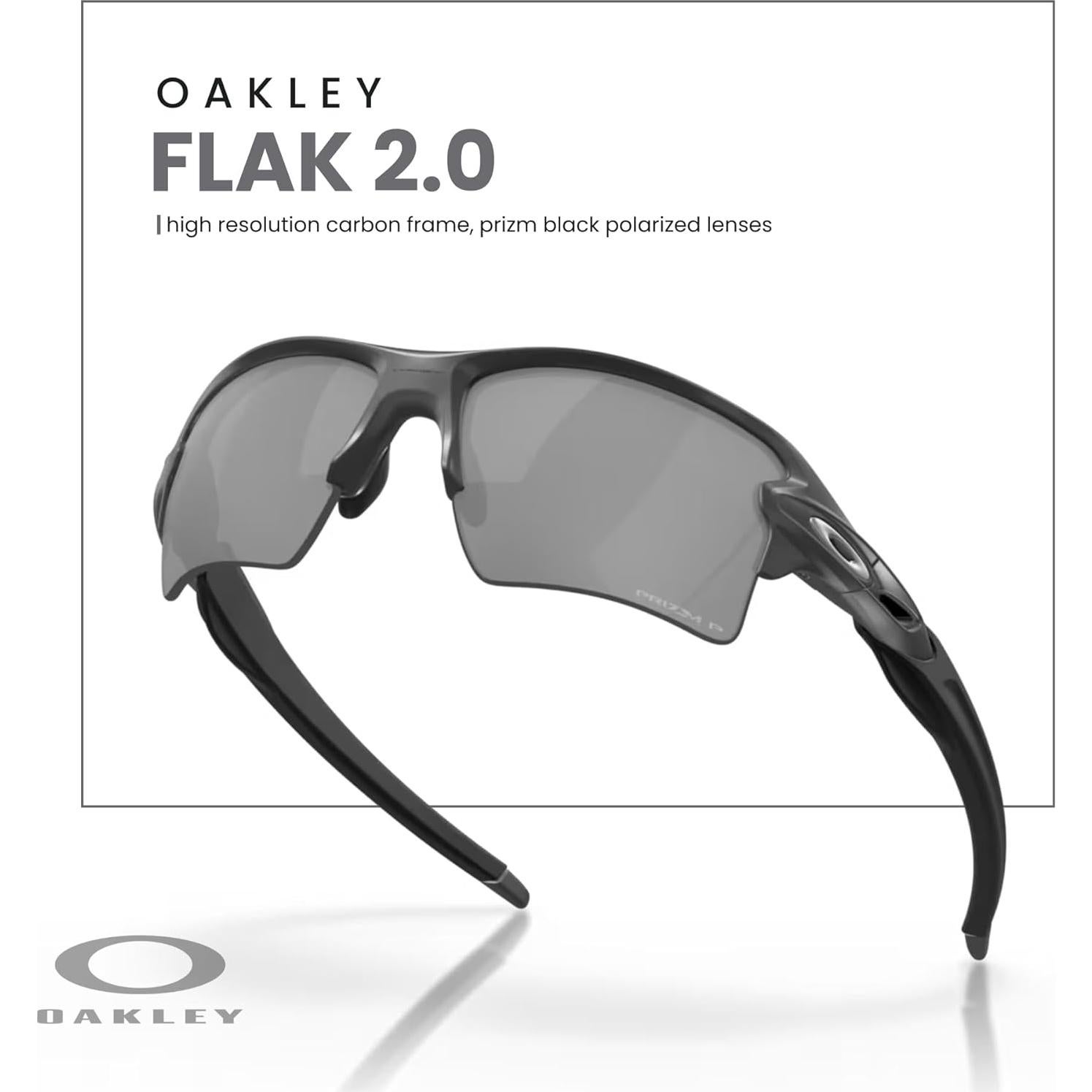 Gafas de sol Oakley Flak 2.0 XL con correa y kit de cuidado