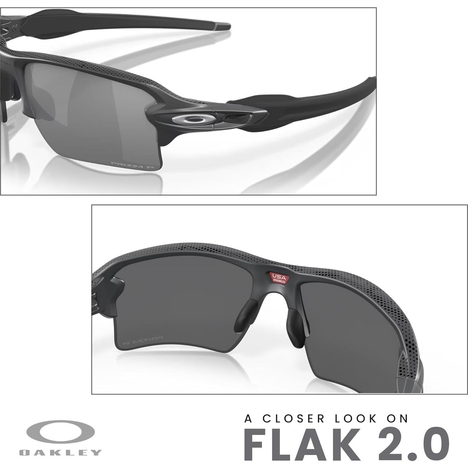 Gafas de sol Oakley Flak 2.0 XL con correa y kit de cuidado