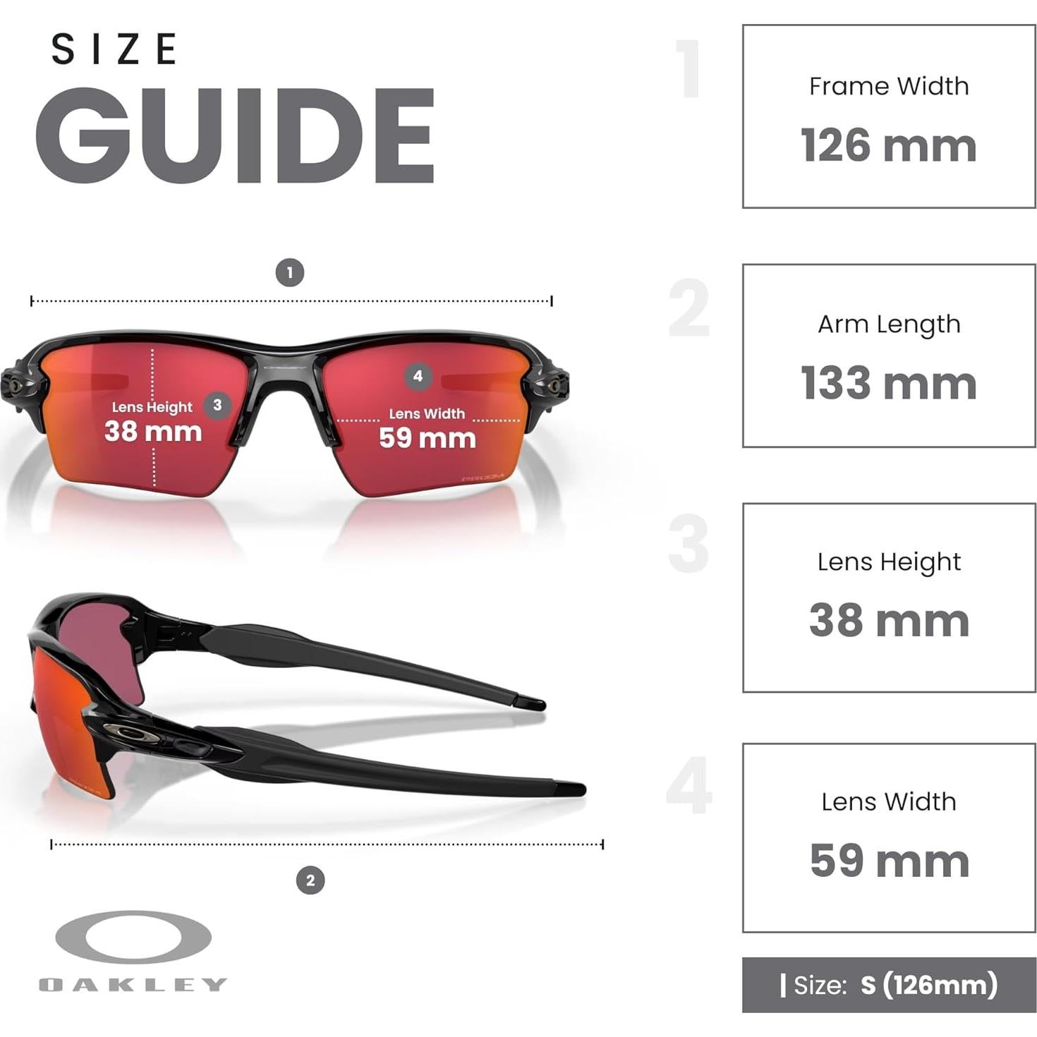 Gafas de sol Oakley Flak 2.0 XL con correa y kit de cuidado