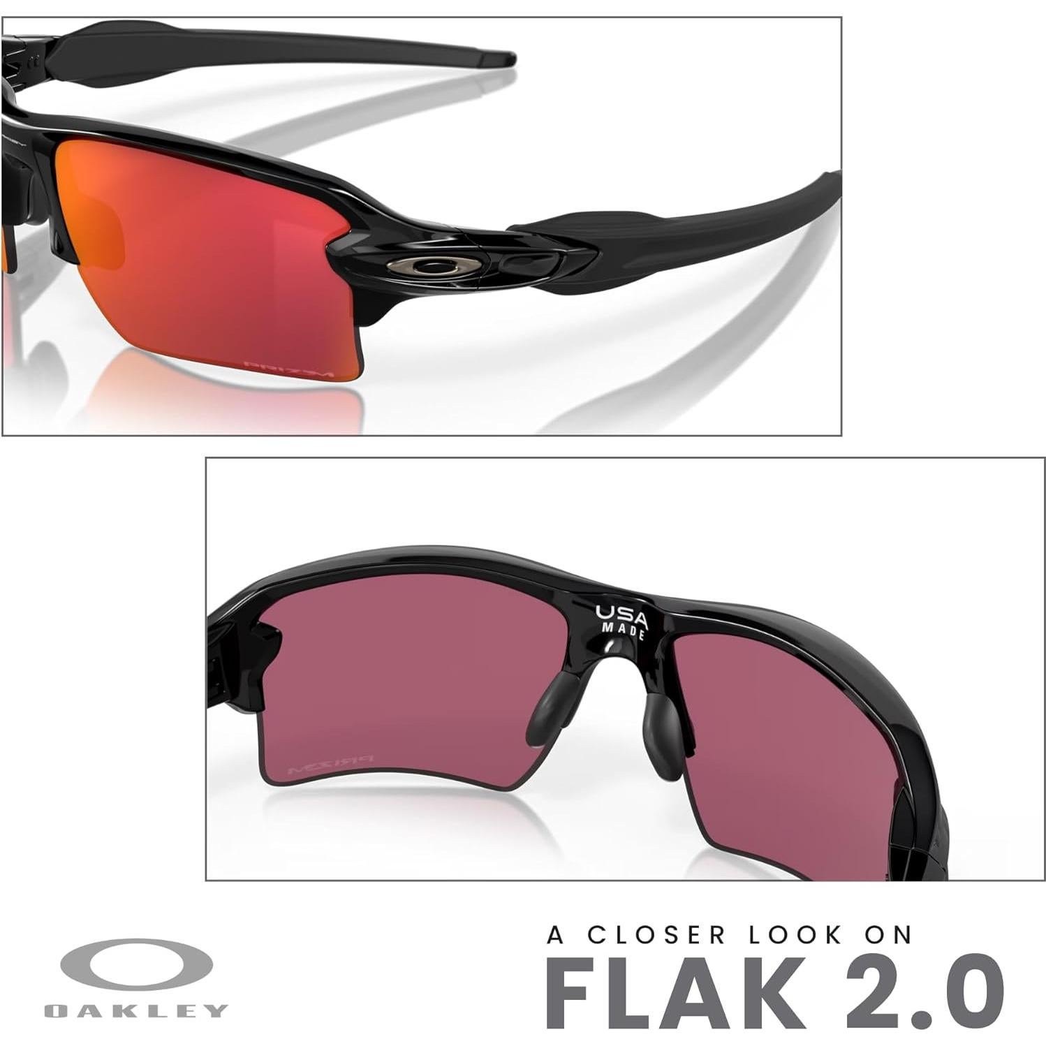 Gafas de sol Oakley Flak 2.0 XL con correa y kit de cuidado