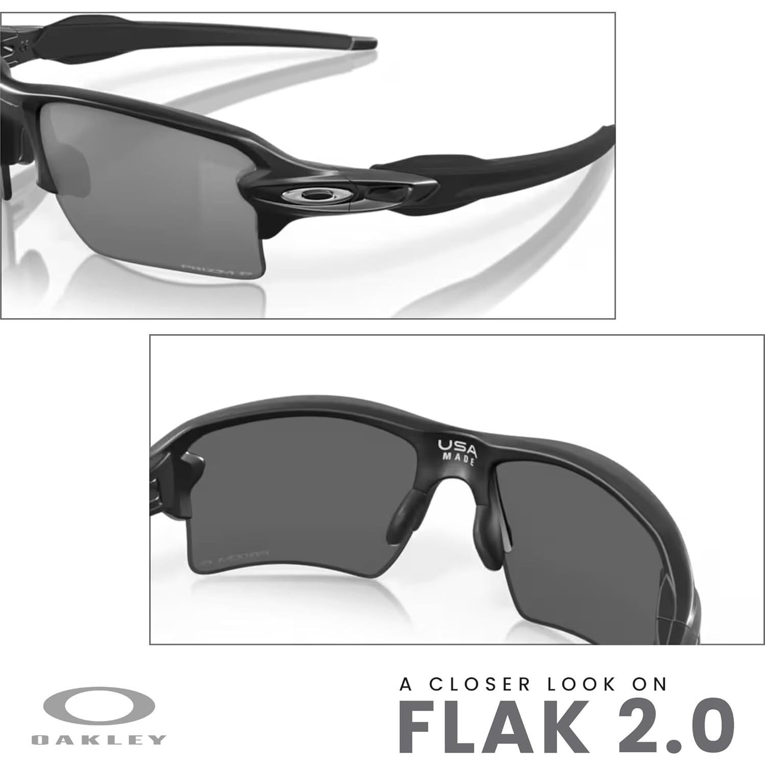 Gafas de sol Oakley Flak 2.0 XL con correa y kit de cuidado