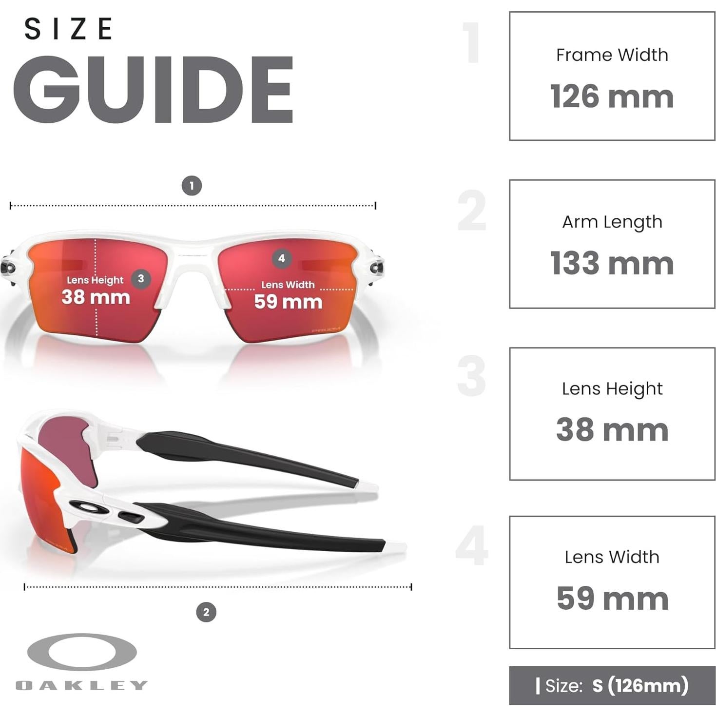 Gafas de sol Oakley Flak 2.0 XL con correa y kit de cuidado