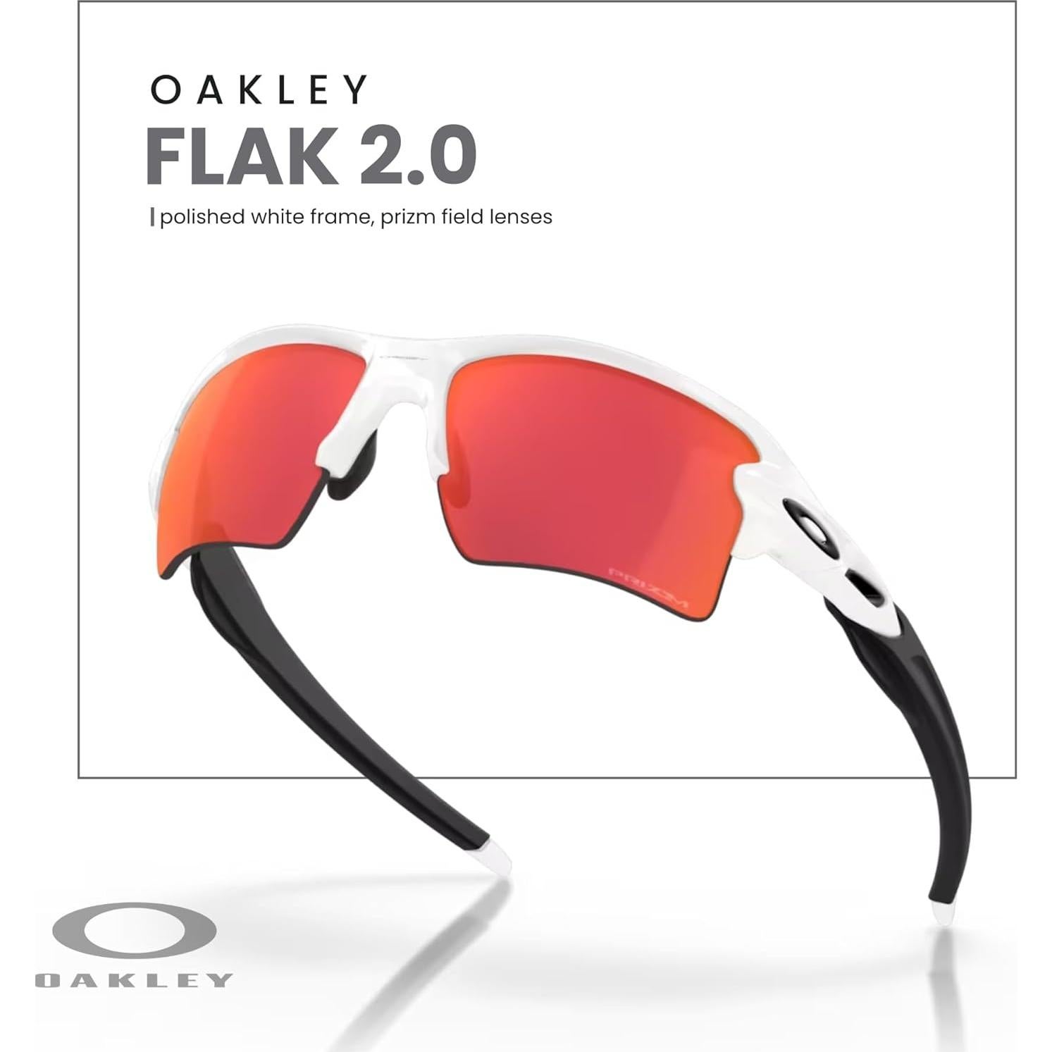 Gafas de sol Oakley Flak 2.0 XL con correa y kit de cuidado