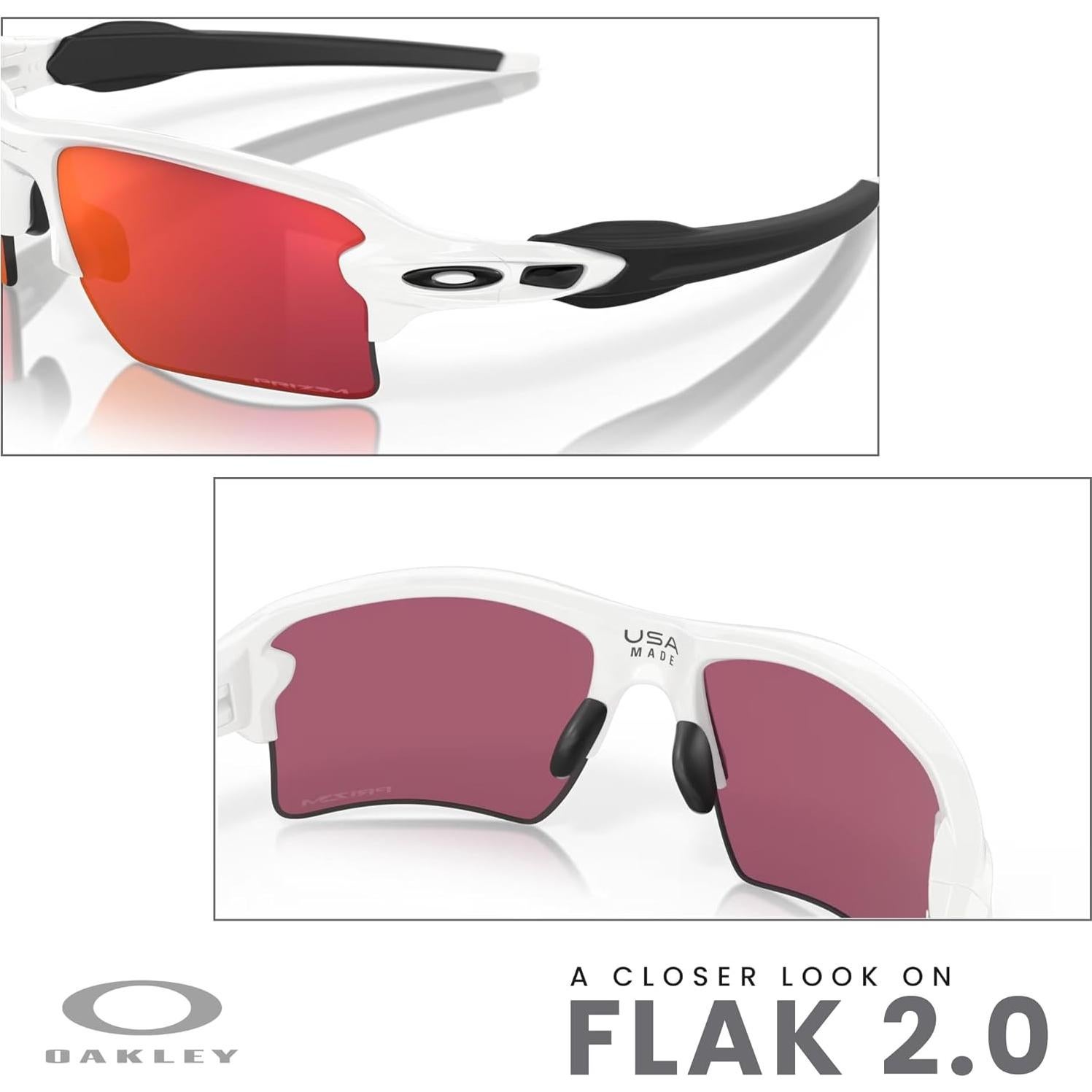 Gafas de sol Oakley Flak 2.0 XL con correa y kit de cuidado