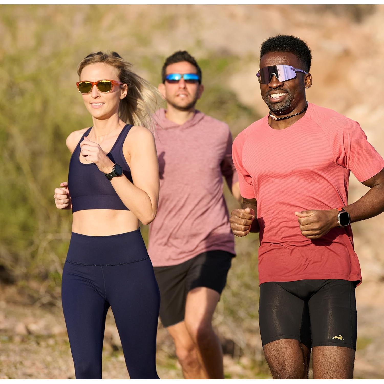 Gafas de sol Tifosi Sport - Lentes Ahumado Espejo Amarillo