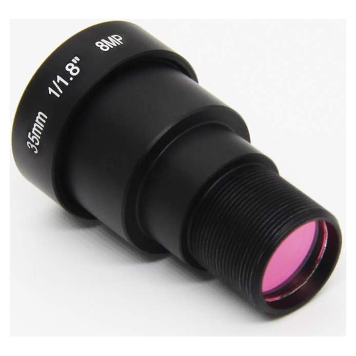 Lente de cámara de acción 8MP JETSECAM M12 35mm IR