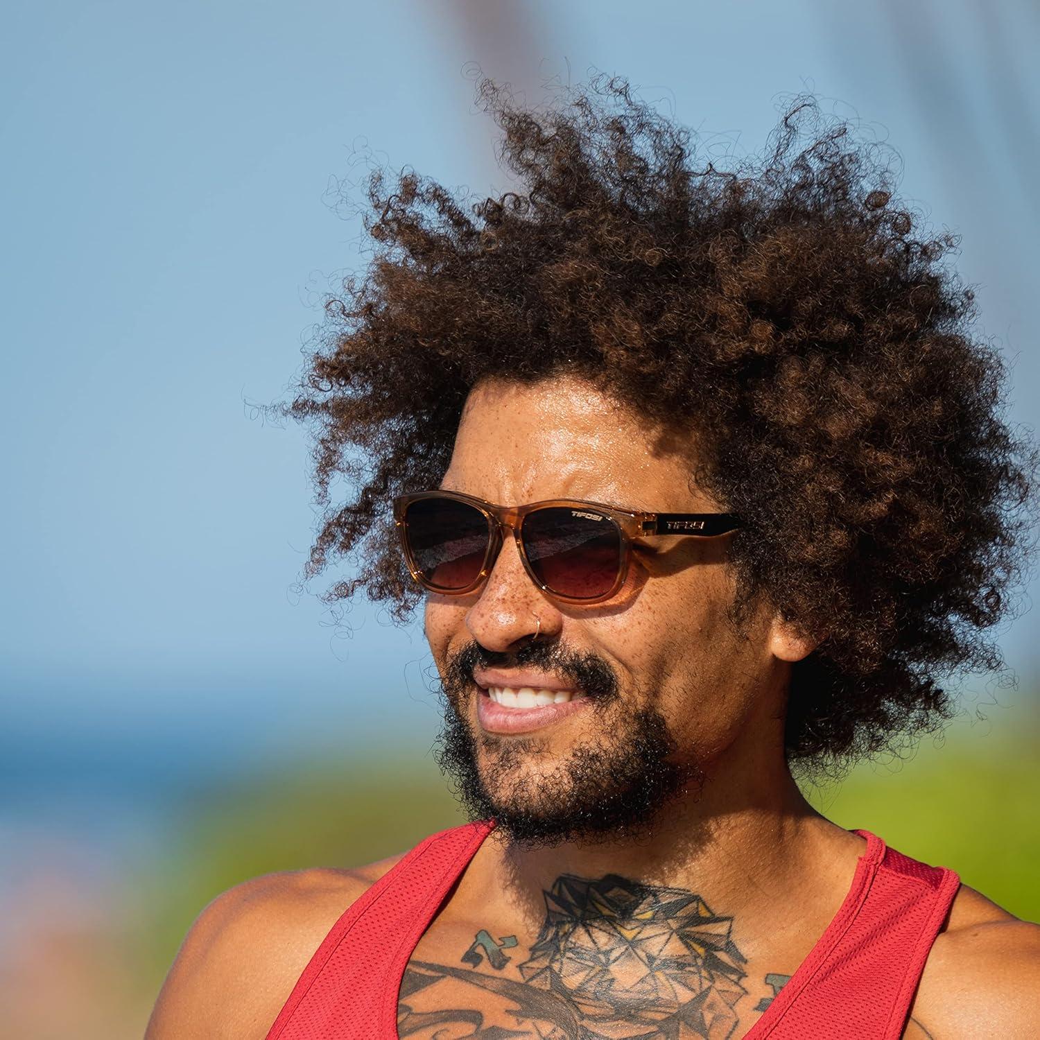 Gafas de sol deportivas Tifosi Swank - Lentes gradiente marrón