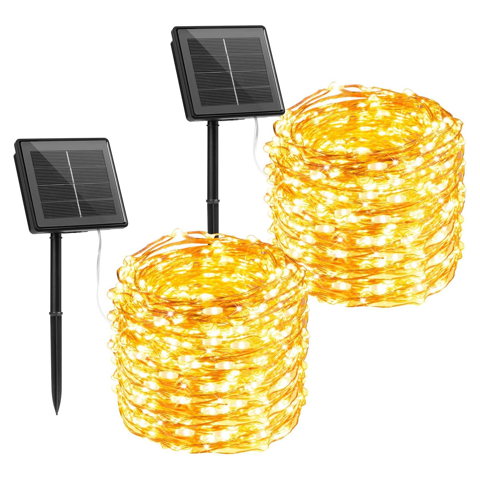 Luces de Cadena Solares Brightown 20m 200 LED IP65