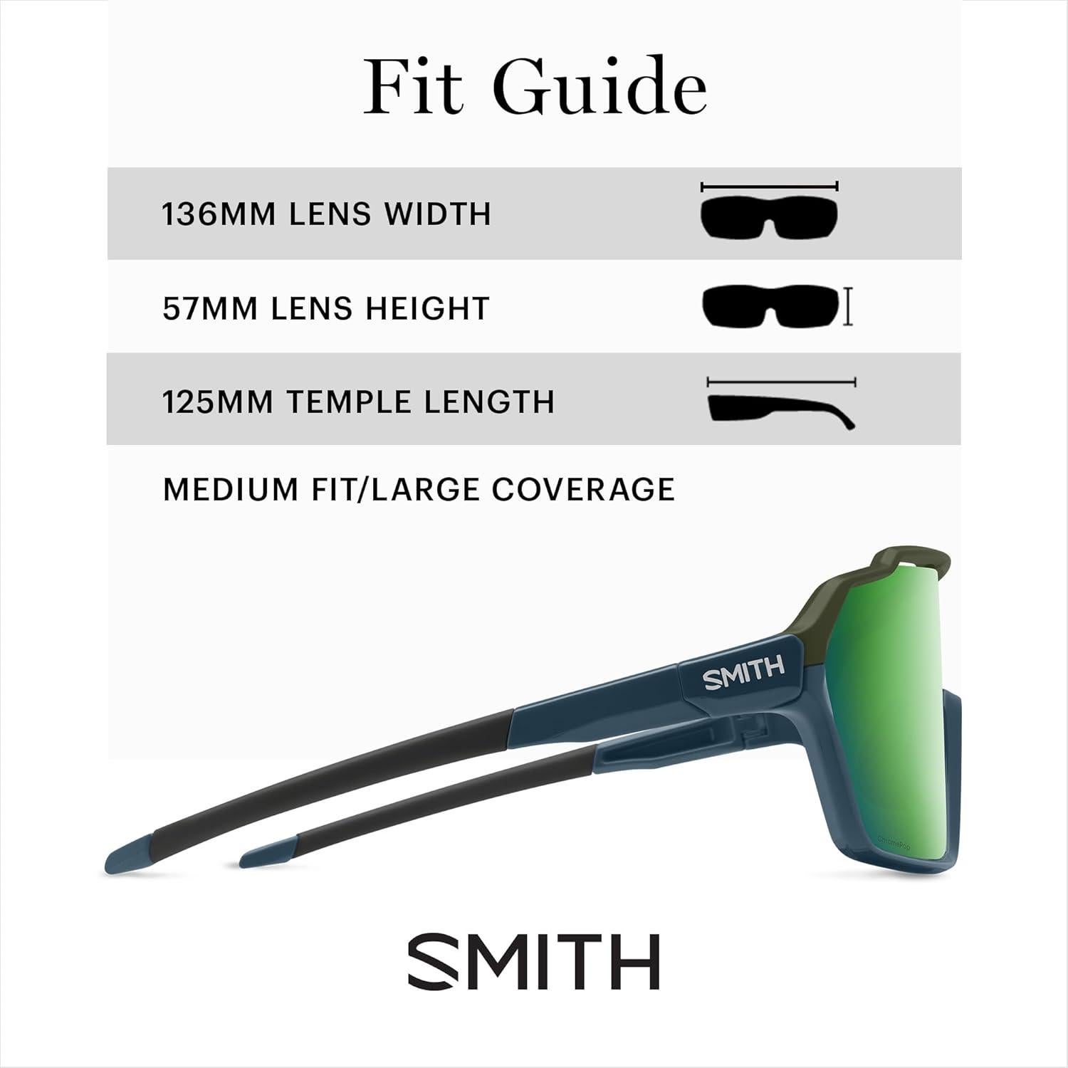 Gafas de sol SMITH Shift XL Mag para ciclismo y correr