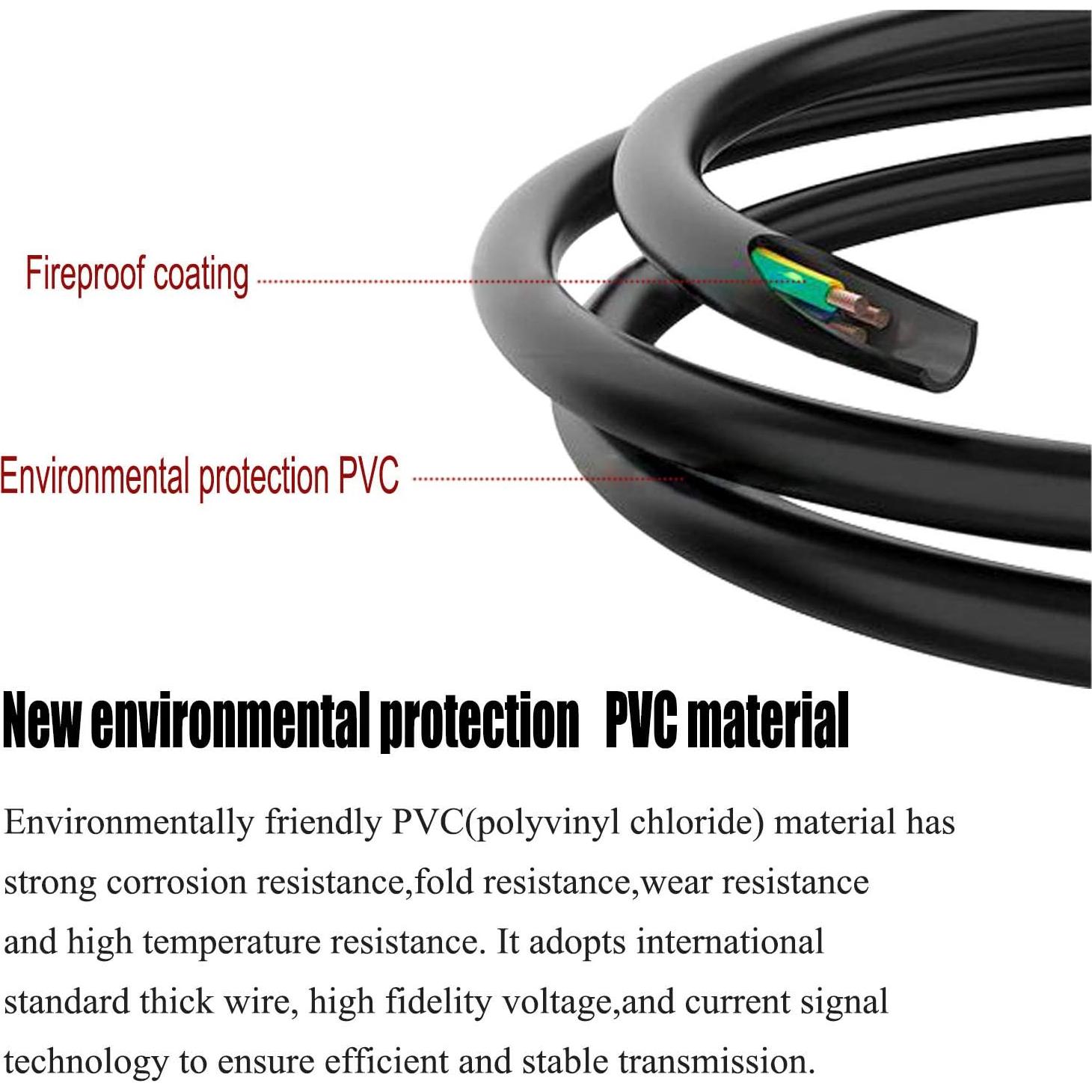 Cable de Alimentación 2 Clavijas ROLADA 1.8m para PS5 PS4