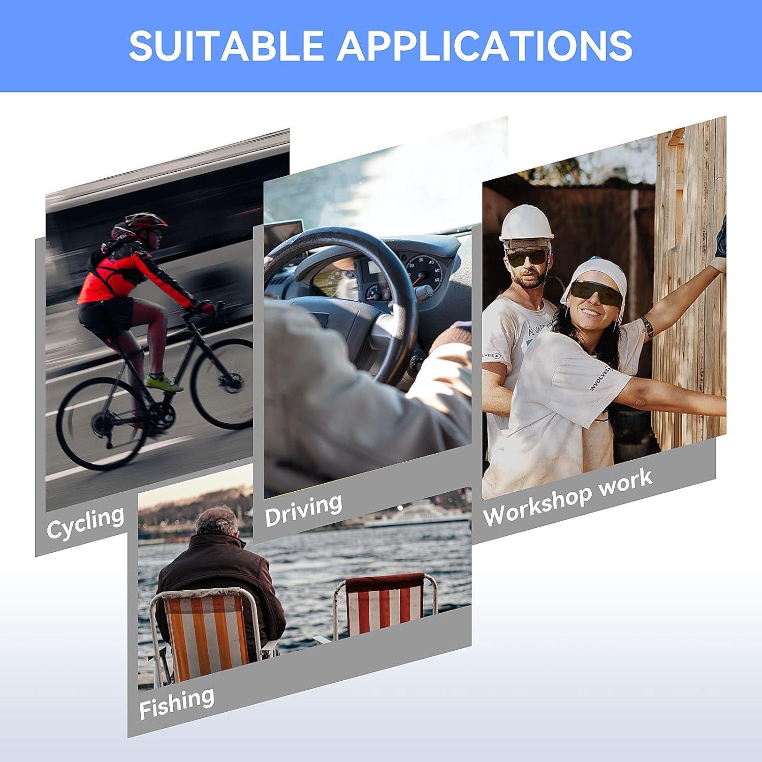 Gafas de Seguridad PETLESO Anti-Salpicaduras y UV 13cm