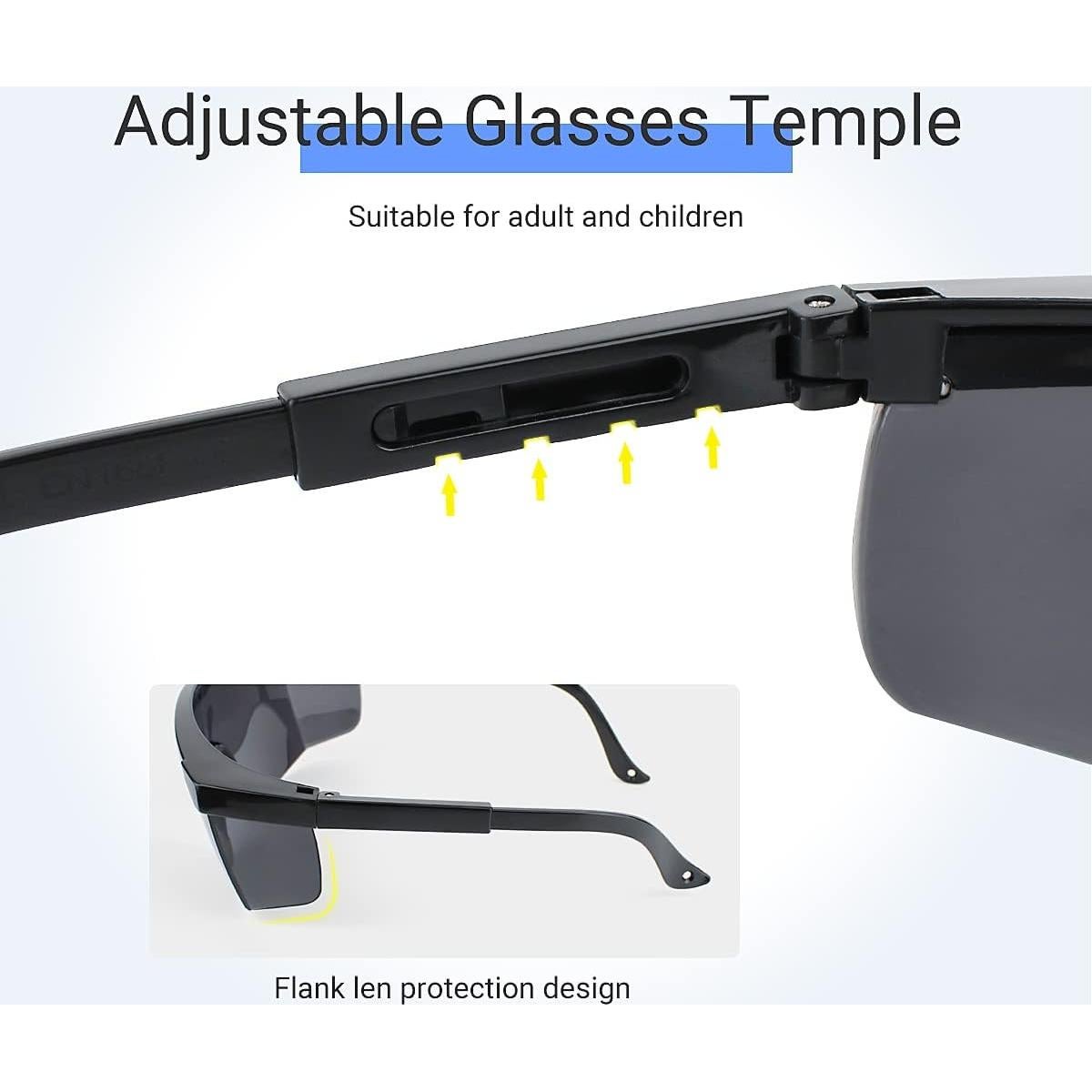 Gafas de Seguridad PETLESO Anti UV y Escombros 13 cm