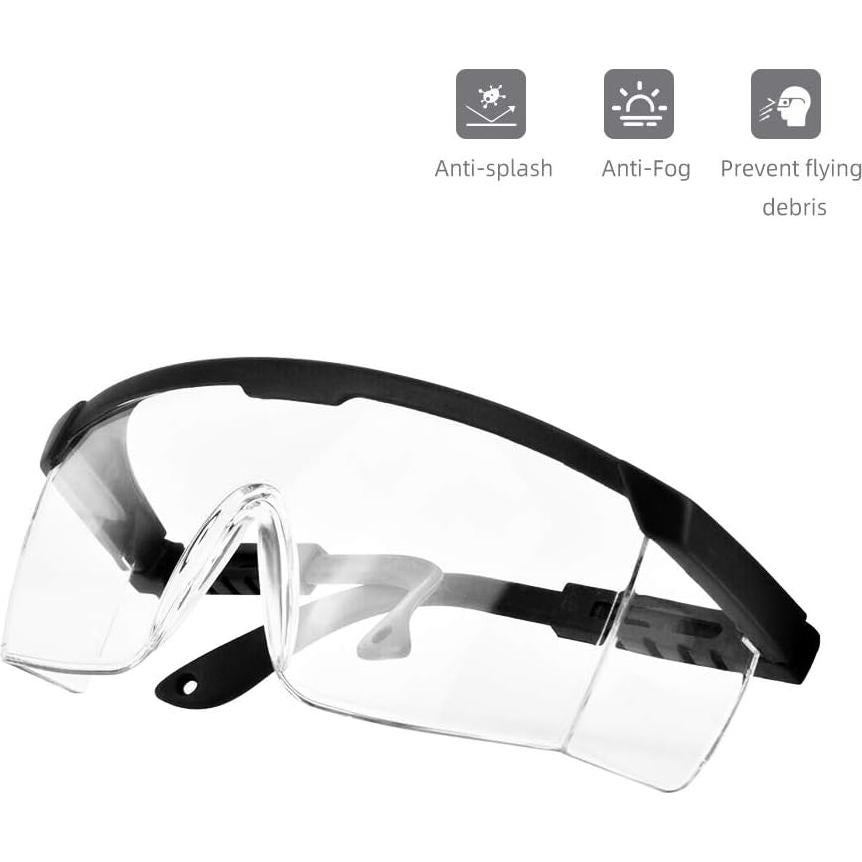 Gafas de Seguridad PETLESO 12pcs Lentes Transparentes