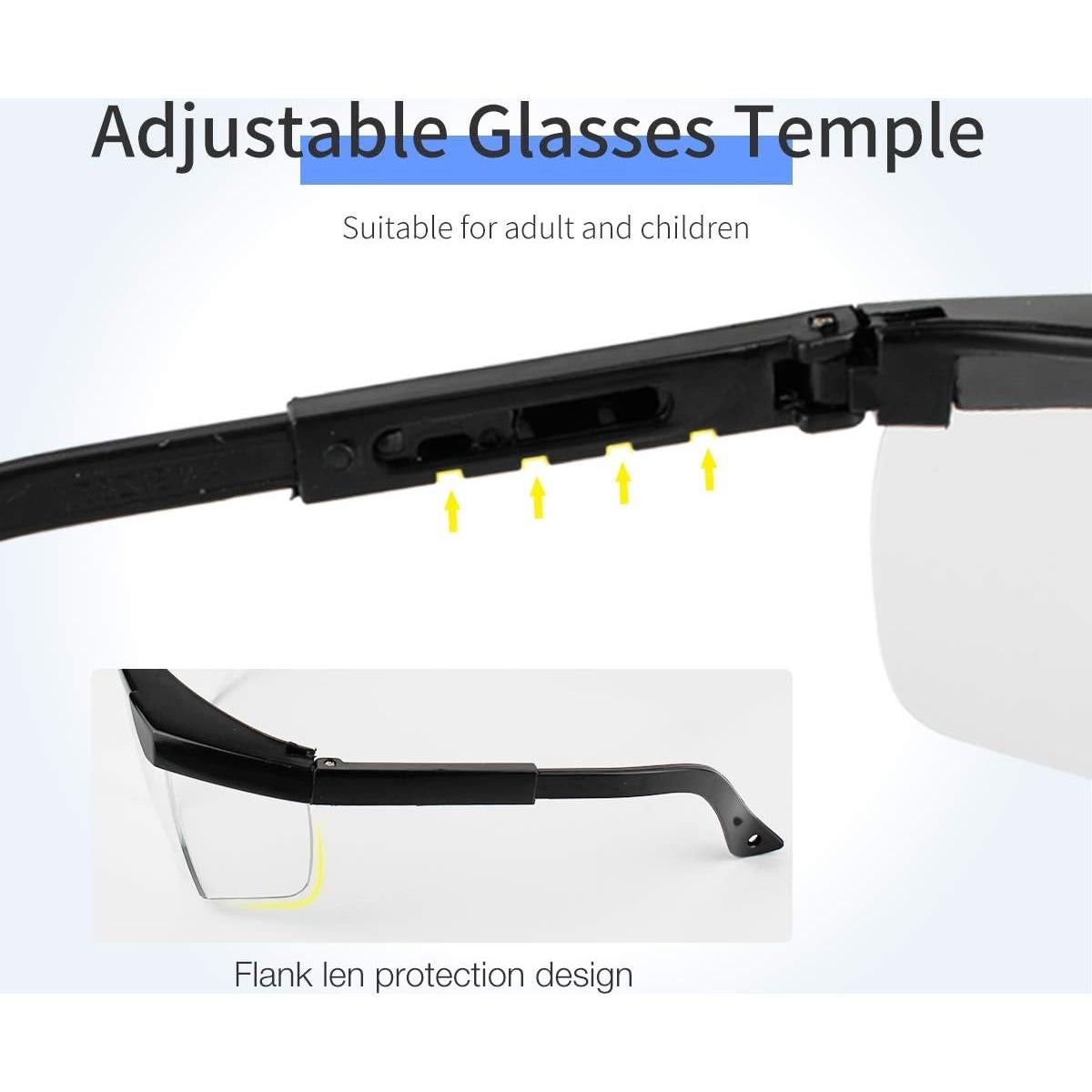 Gafas de Seguridad PETLESO 12pcs Lentes Transparentes