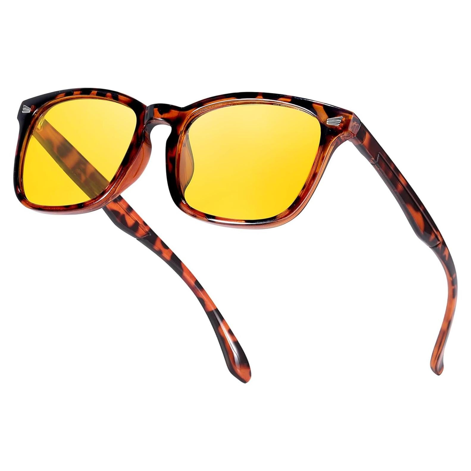 Gafas de Visión Nocturna TJUTR Amarillas Polarizadas