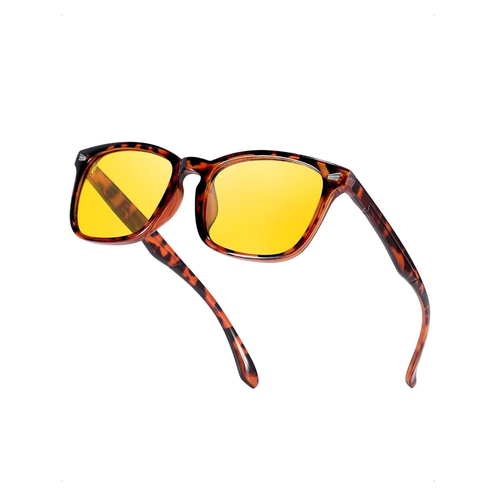 Gafas de Visión Nocturna TJUTR Amarillas Polarizadas