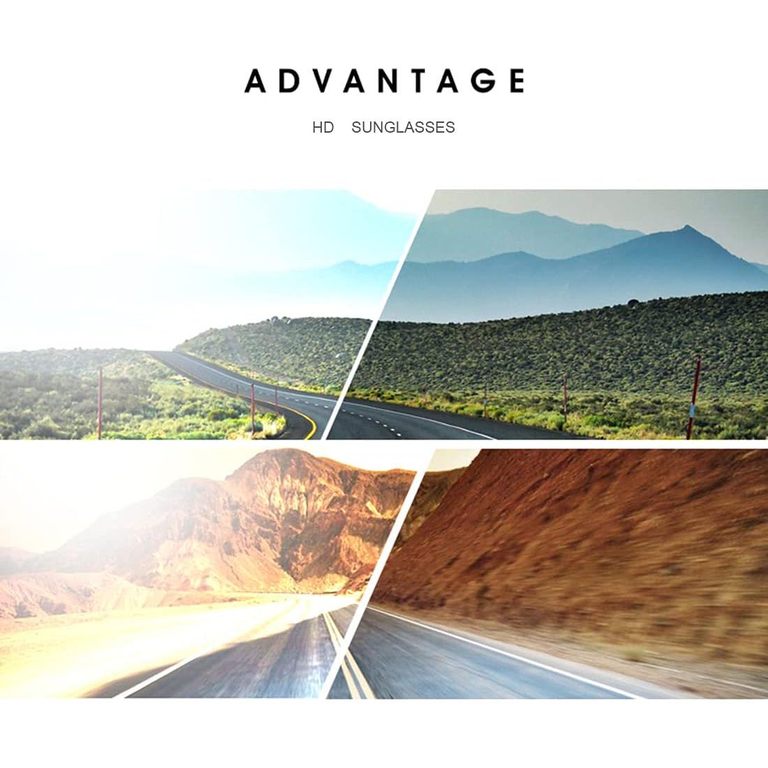 Gafas de sol TIANYESY retro unisex 70s con protección UV