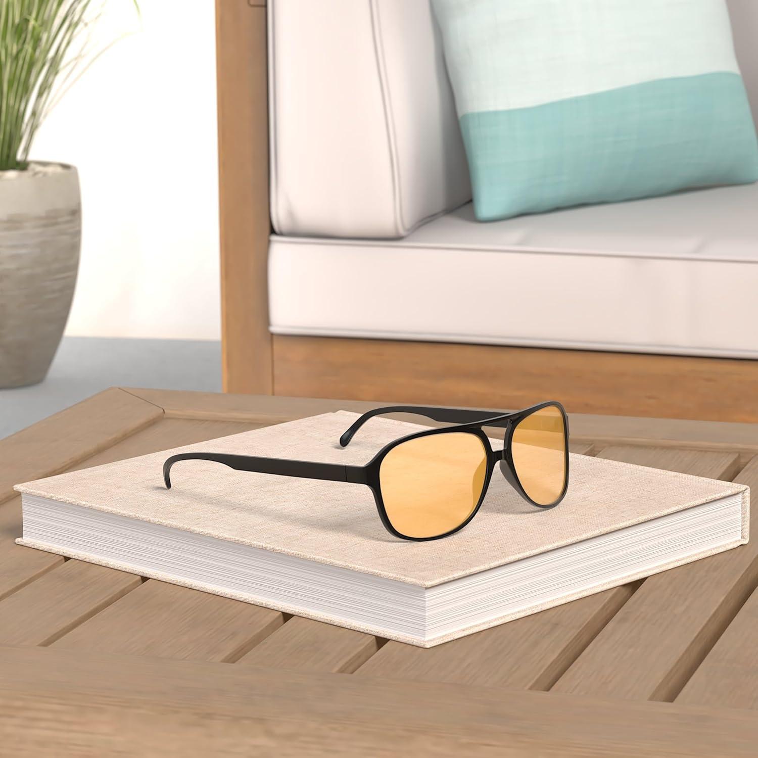 Gafas de sol aviador TIANYESY retro unisex con protección UV