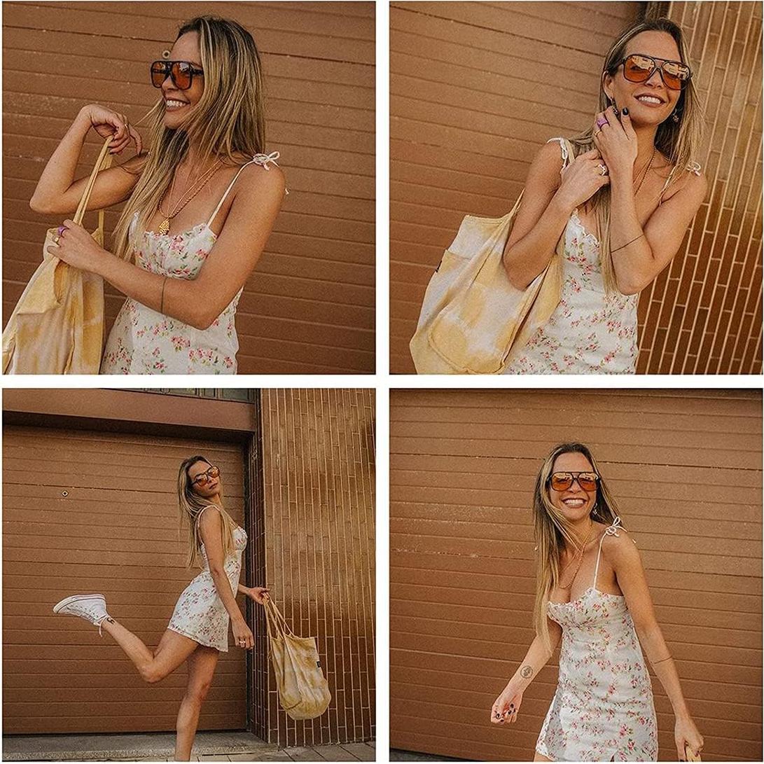 Gafas de sol aviador TIANYESY retro unisex con protección UV