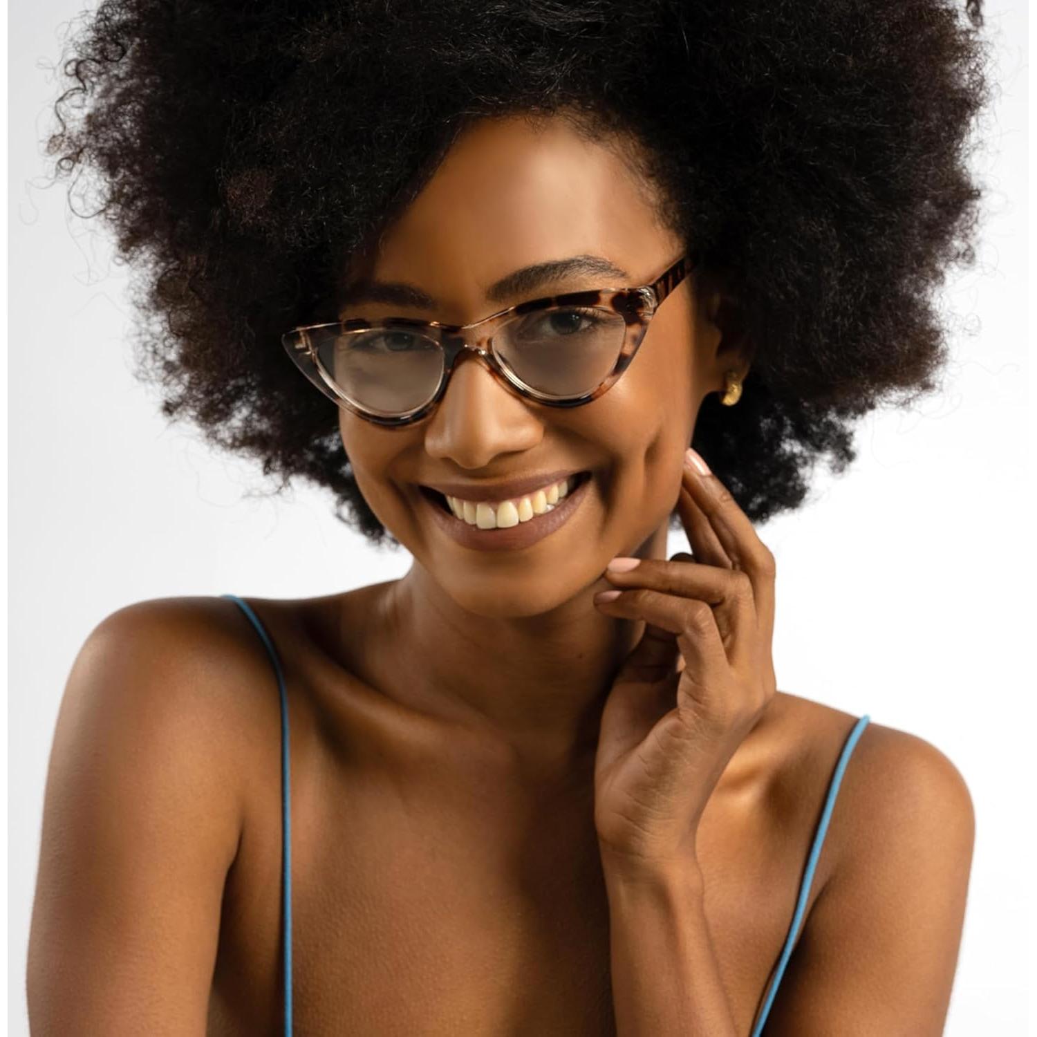 Gafas de lectura 2SeeLife tortuga gris 3.0 para mujeres