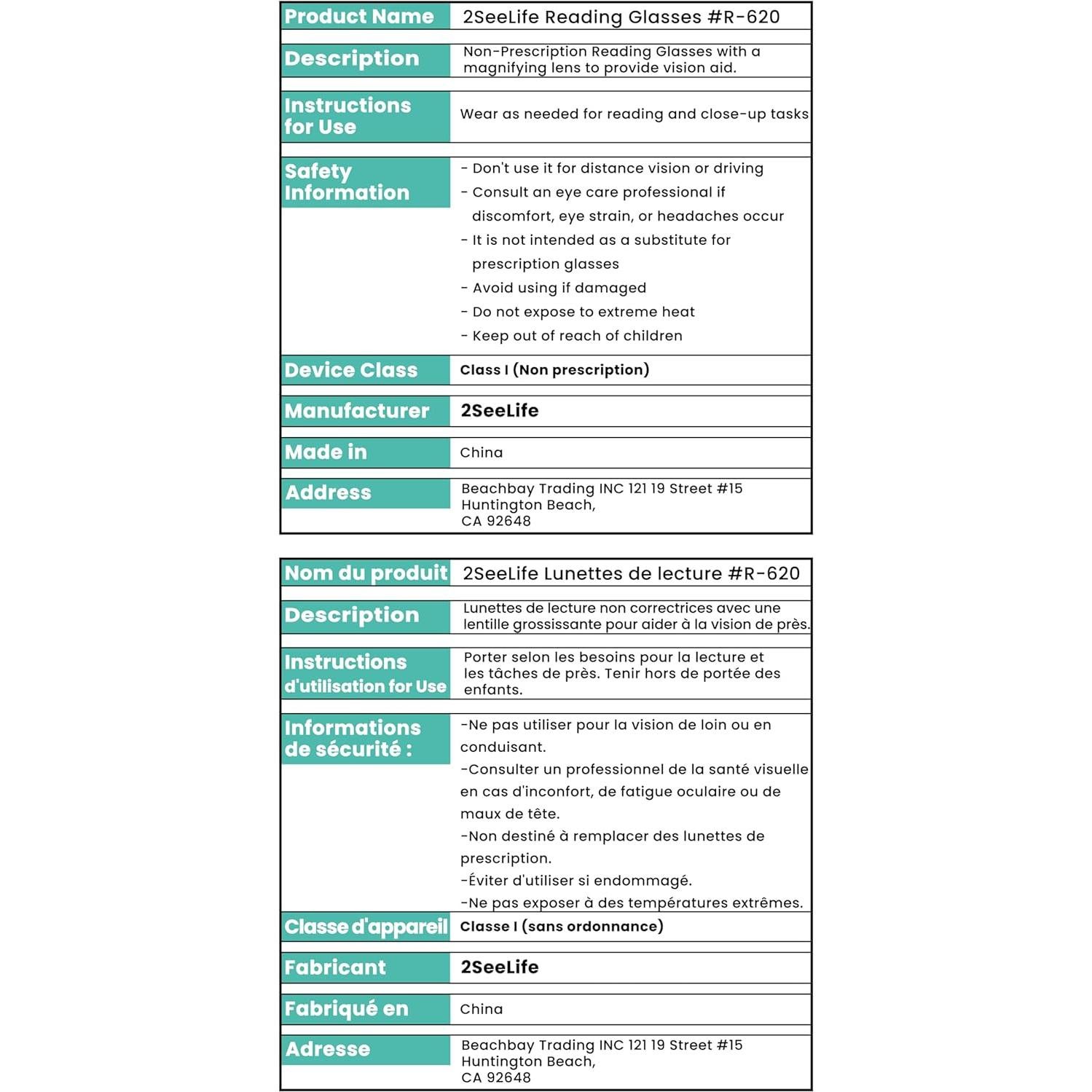 Gafas de lectura Cat Eye rojas 3.0x para mujeres - 2SeeLife