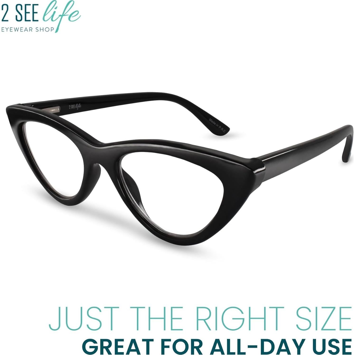 Gafas de lectura 4.0 Black Cat Eye para mujeres modernas