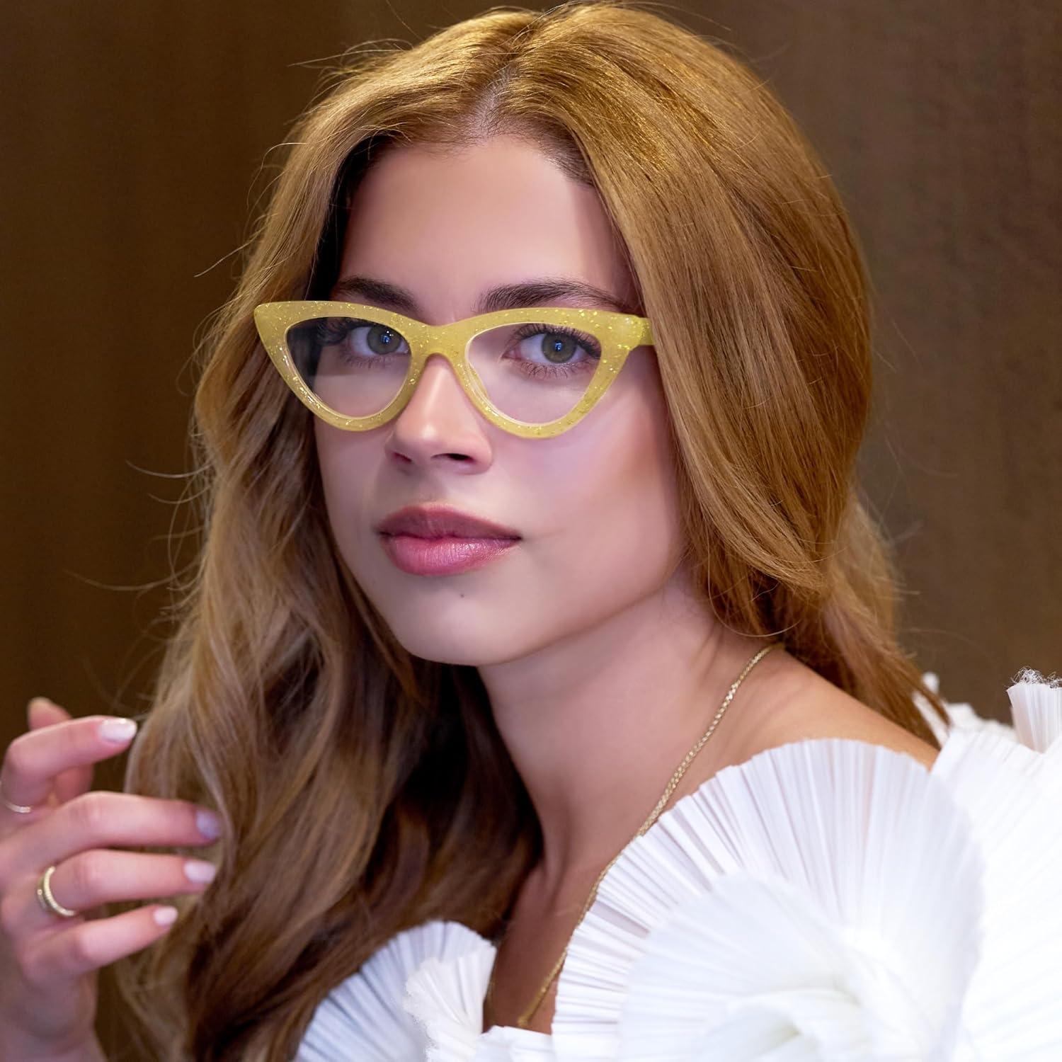 Gafas de lectura ojo de gato 1.0x 2SeeLife marrón