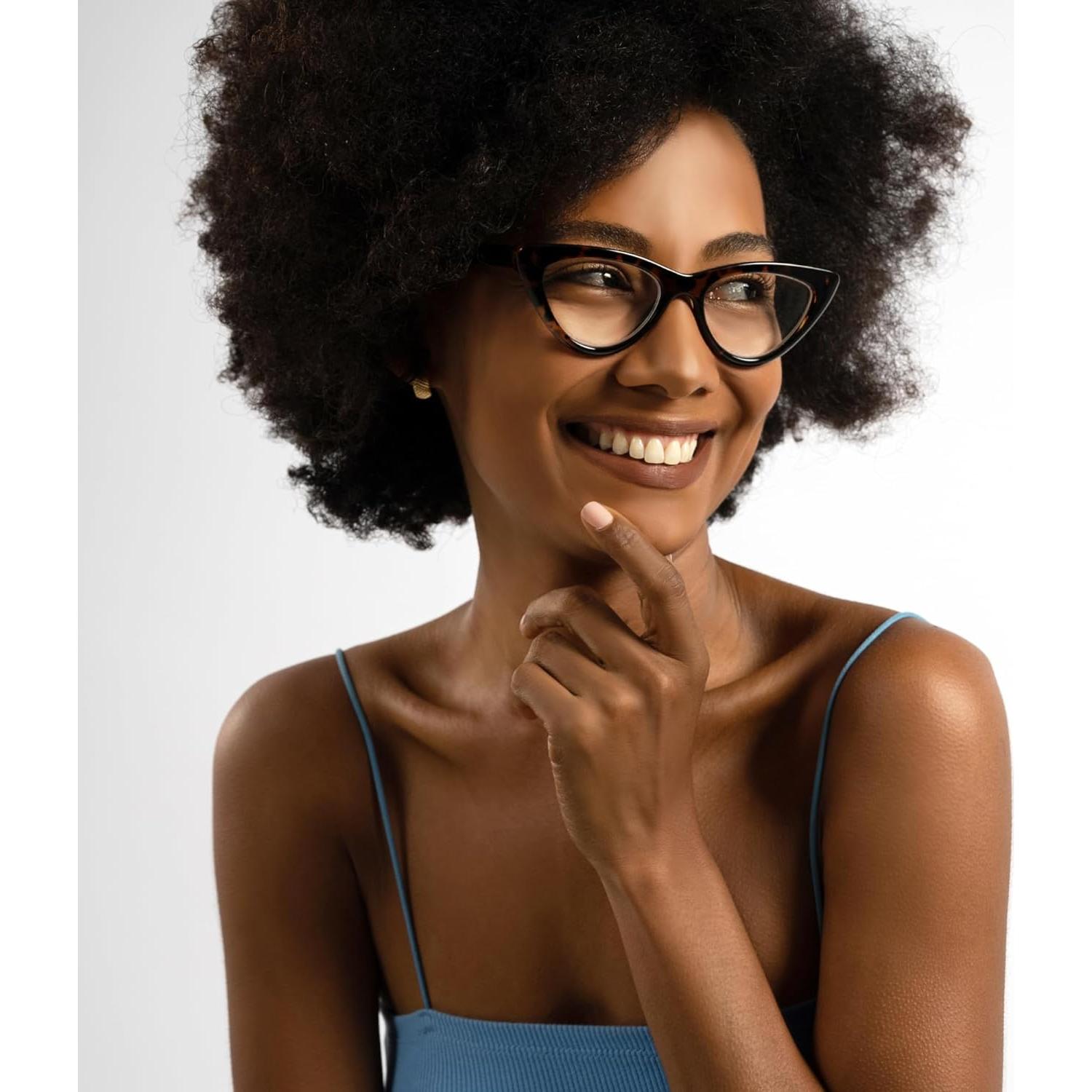 Gafas de lectura ojo de gato 1.25x 2SeeLife carey para mujer