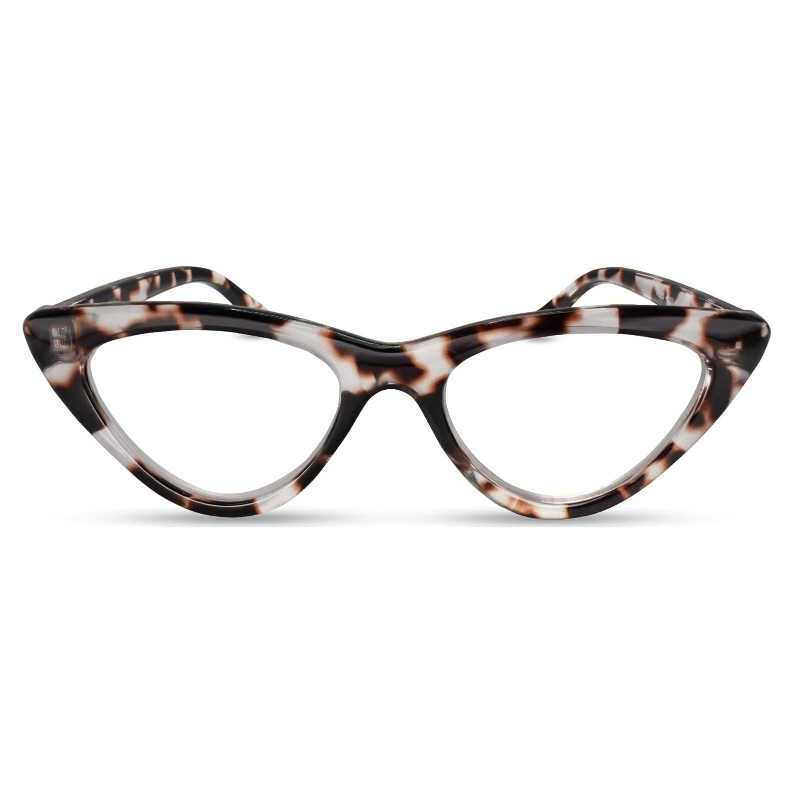 Gafas de lectura ojo de gato 2SeeLife tortuga gris 0.75x