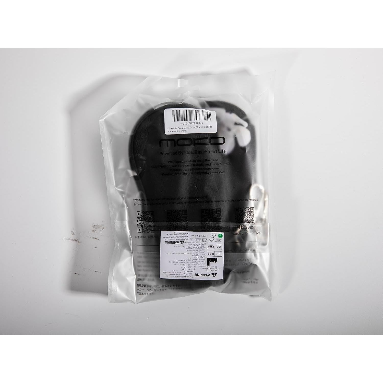 Funda para Gafas MoKo Neopreno 2 Piezas Ligera con Cremallera