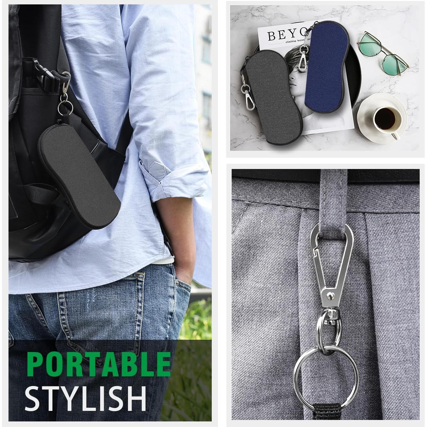 Funda para Gafas MoKo Neopreno 2 Paquetes Ultra Ligera