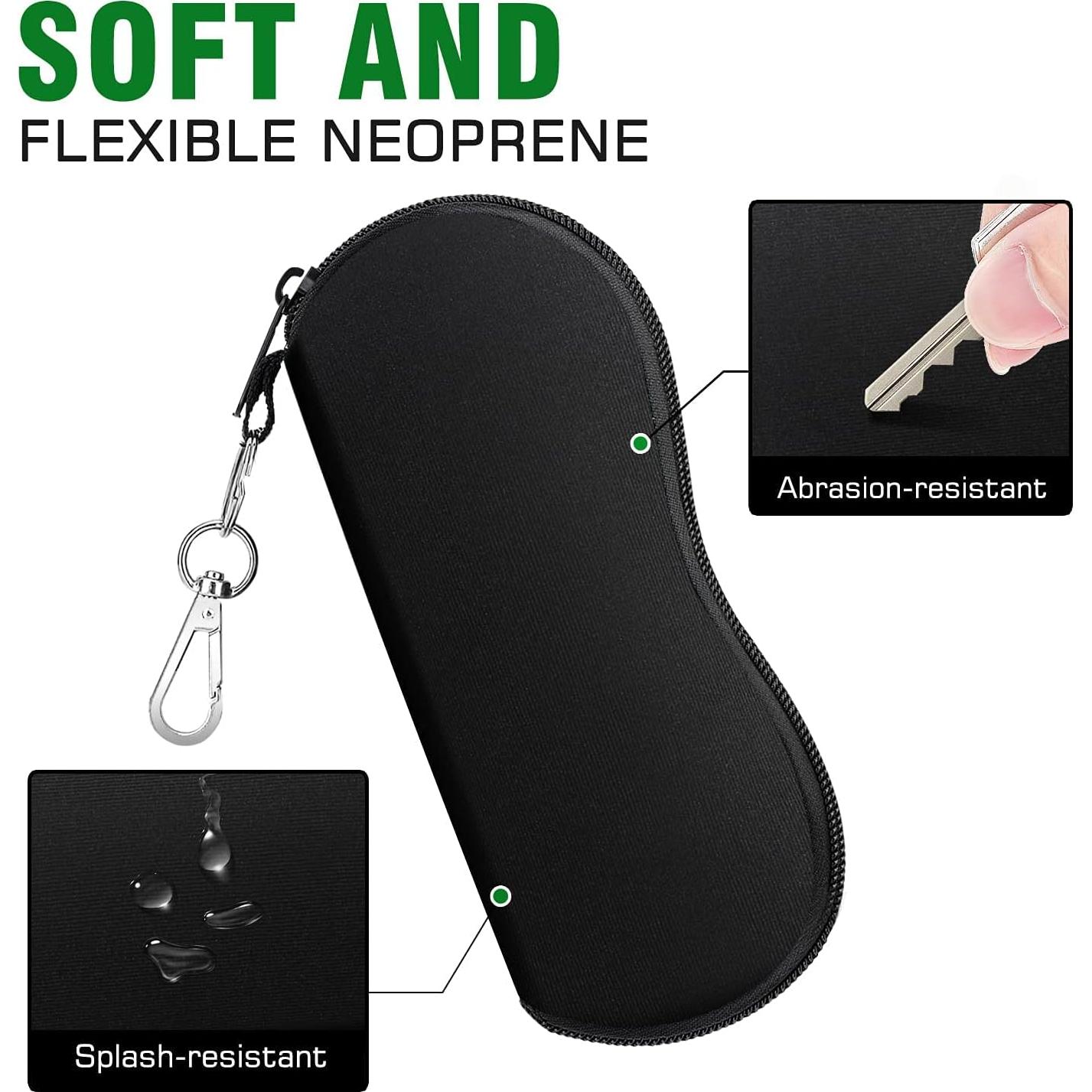 Funda para Gafas MoKo Neopreno 2 Paquetes Ultraligera