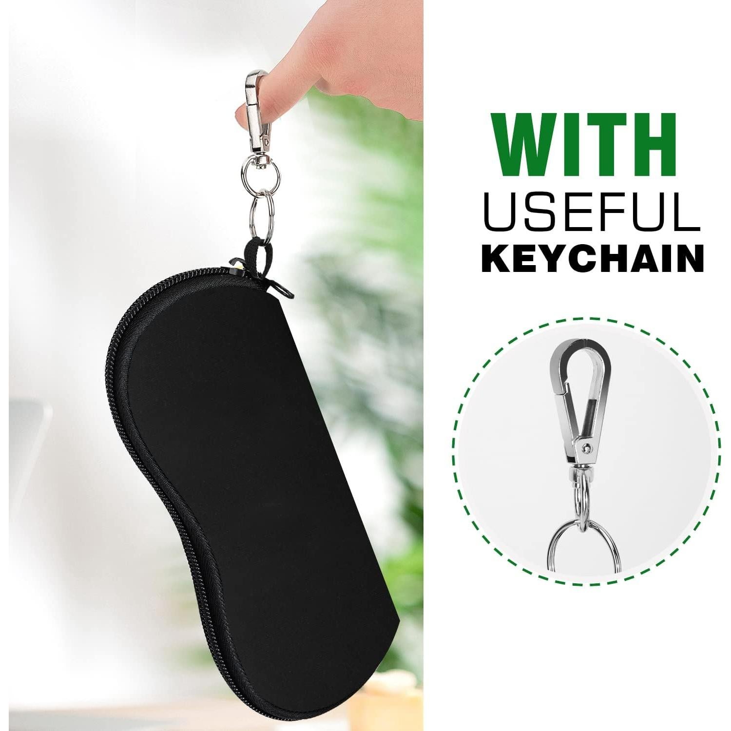 Funda para Gafas MoKo Neopreno 2 Paquetes Negro