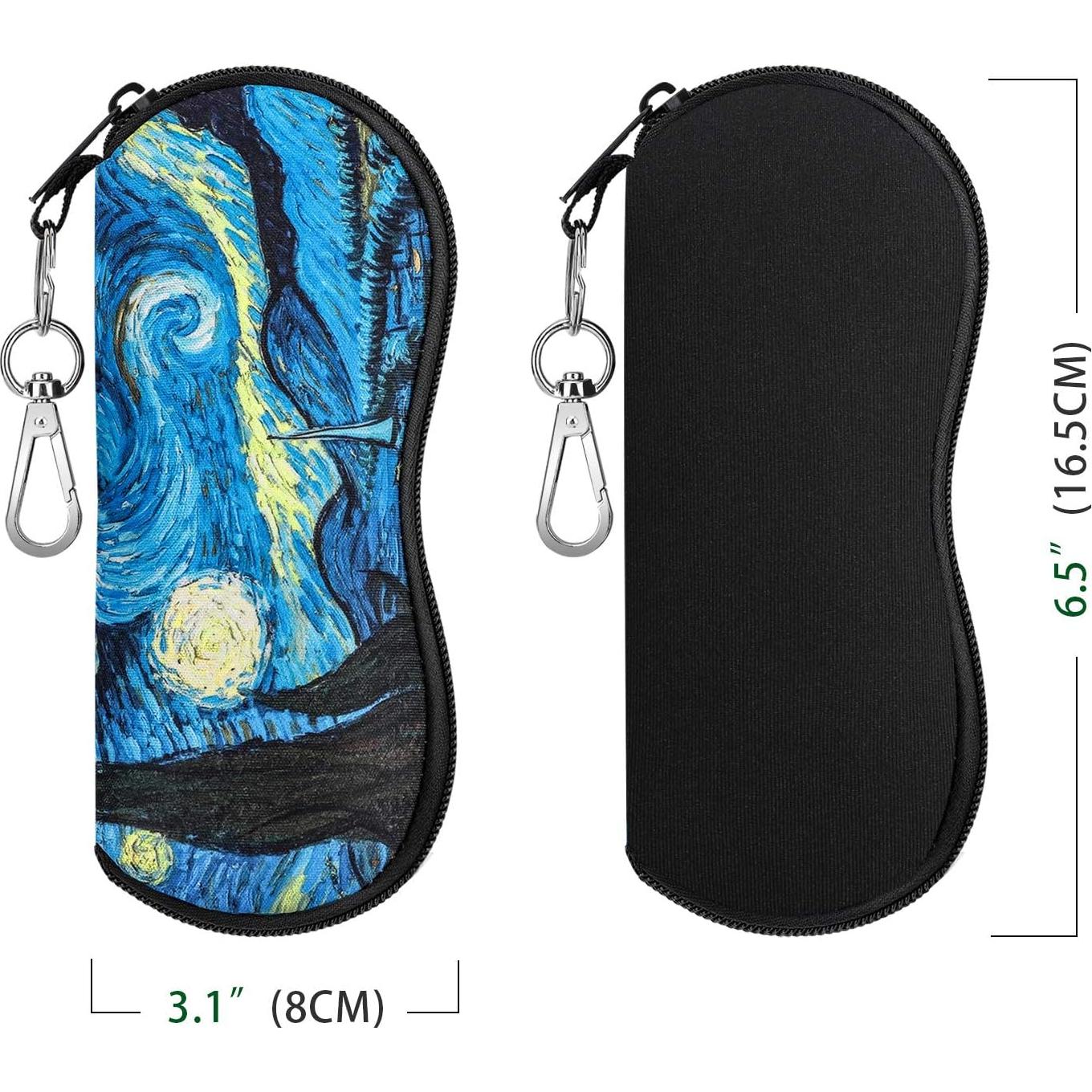 Funda para Gafas MoKo Neopreno 2 Paquetes Negra