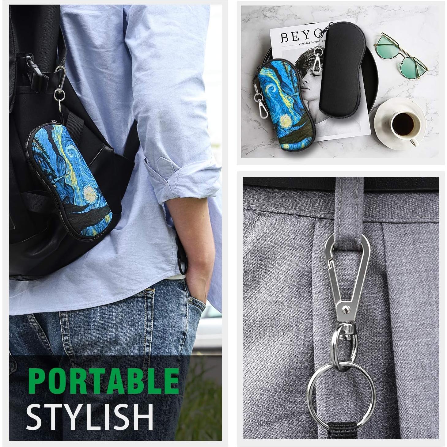 Funda para Gafas MoKo Neopreno 2 Paquetes Negra