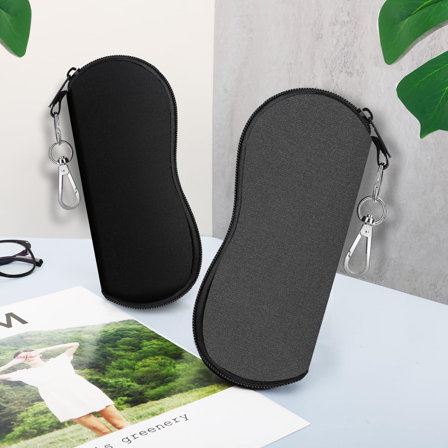 Funda para Gafas MoKo Neopreno 2 Piezas Gris y Negro